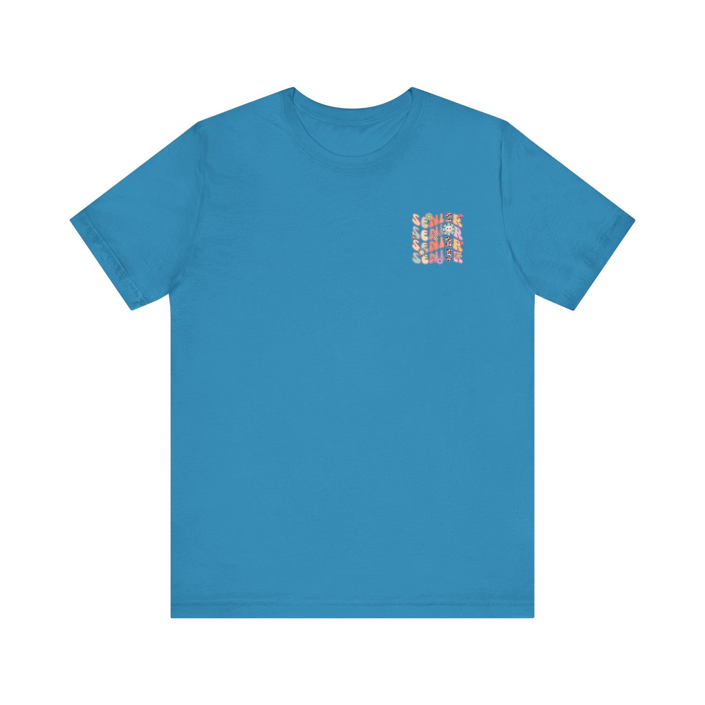 Senior 2025 Bella Canvas Unisex Garment-Dyed T-shirt/Front and back design/Senior 2025/Class of 2025/Graduation class of 2025/gift for her