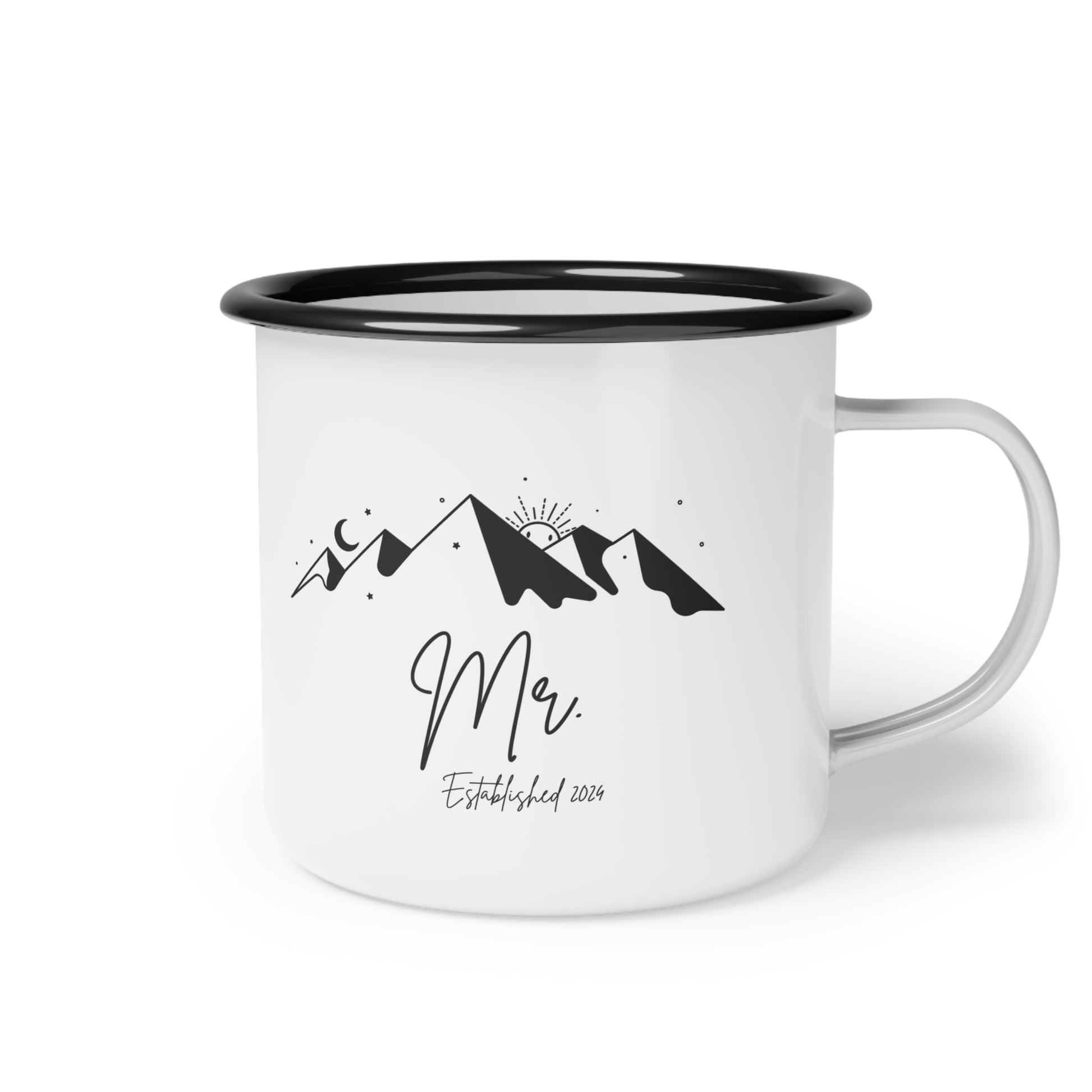 Mr. Est. 2024 Mountains Camp Coffee Mug 