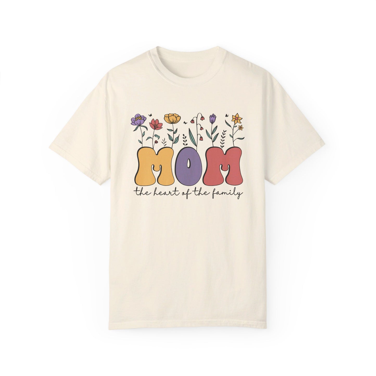 Mom the Heart of the Family Comfort Colors T-shirt
