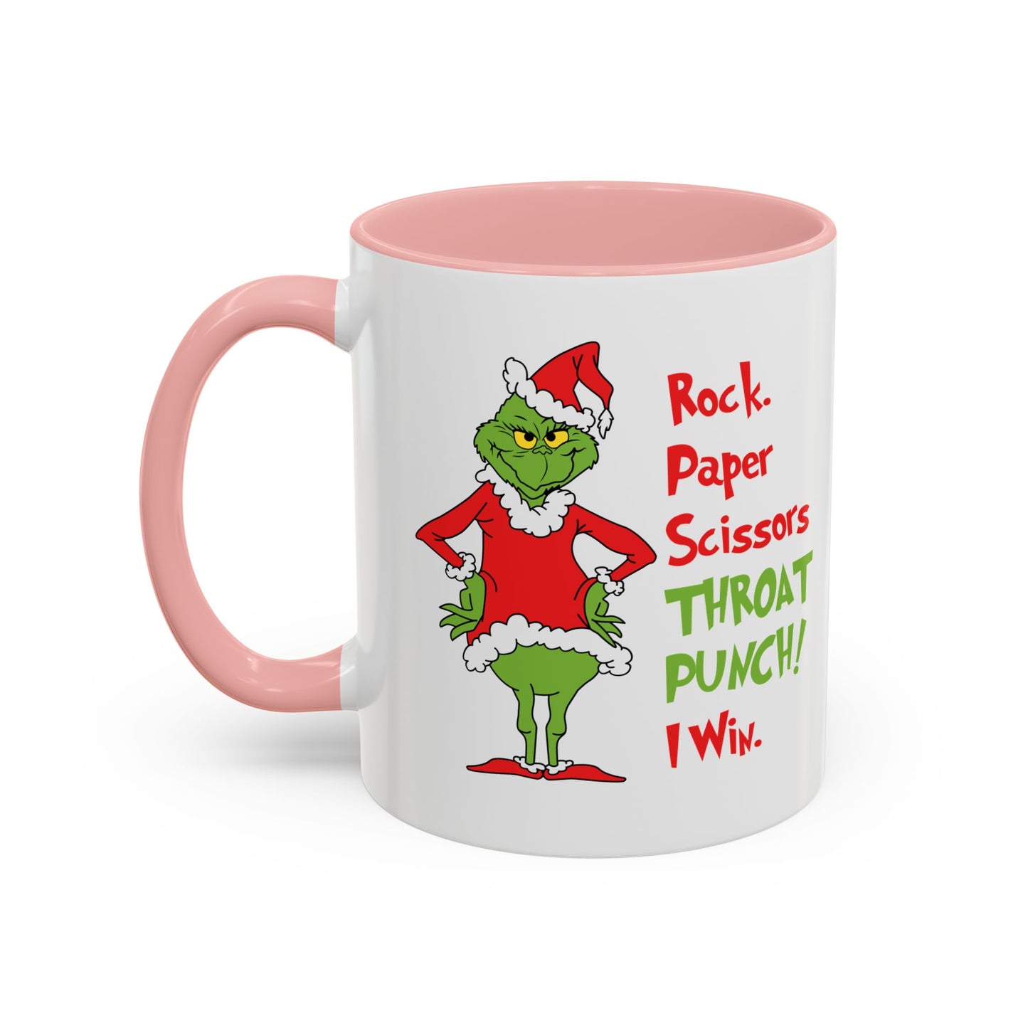 Grinch Accent Coffee Mug (11 oz) /Holiday Mug/ Holiday Coffee Mug/ Funny Holiday Mug