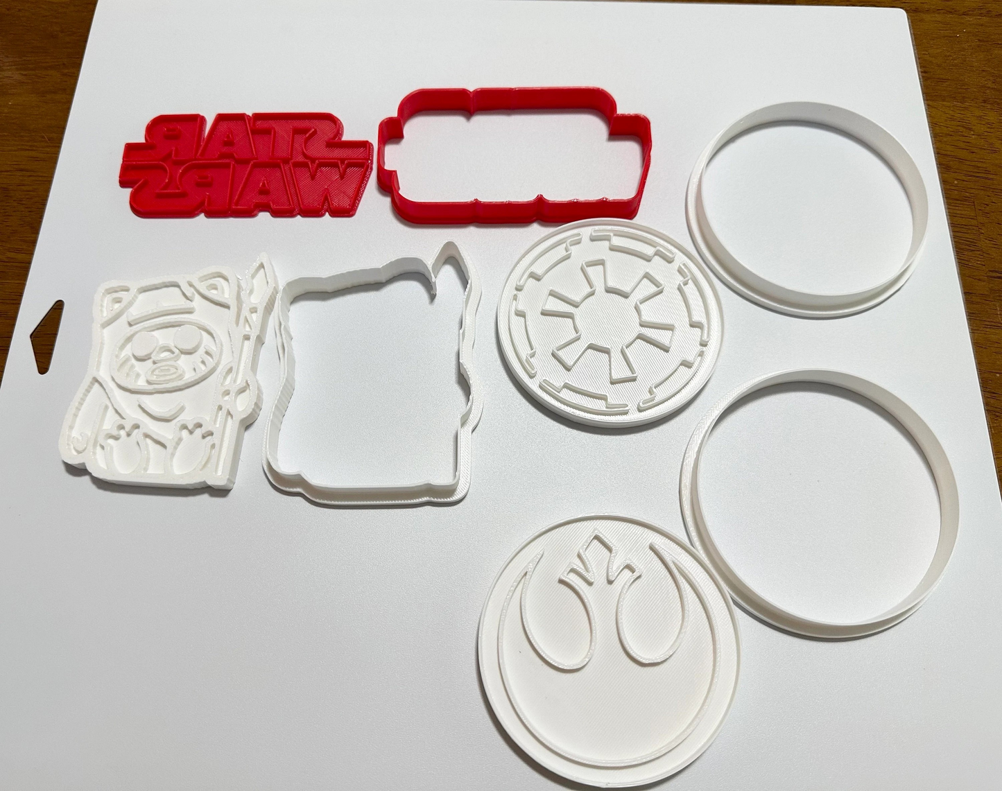 Star Wars cookie cutter/stamps/ set of 12