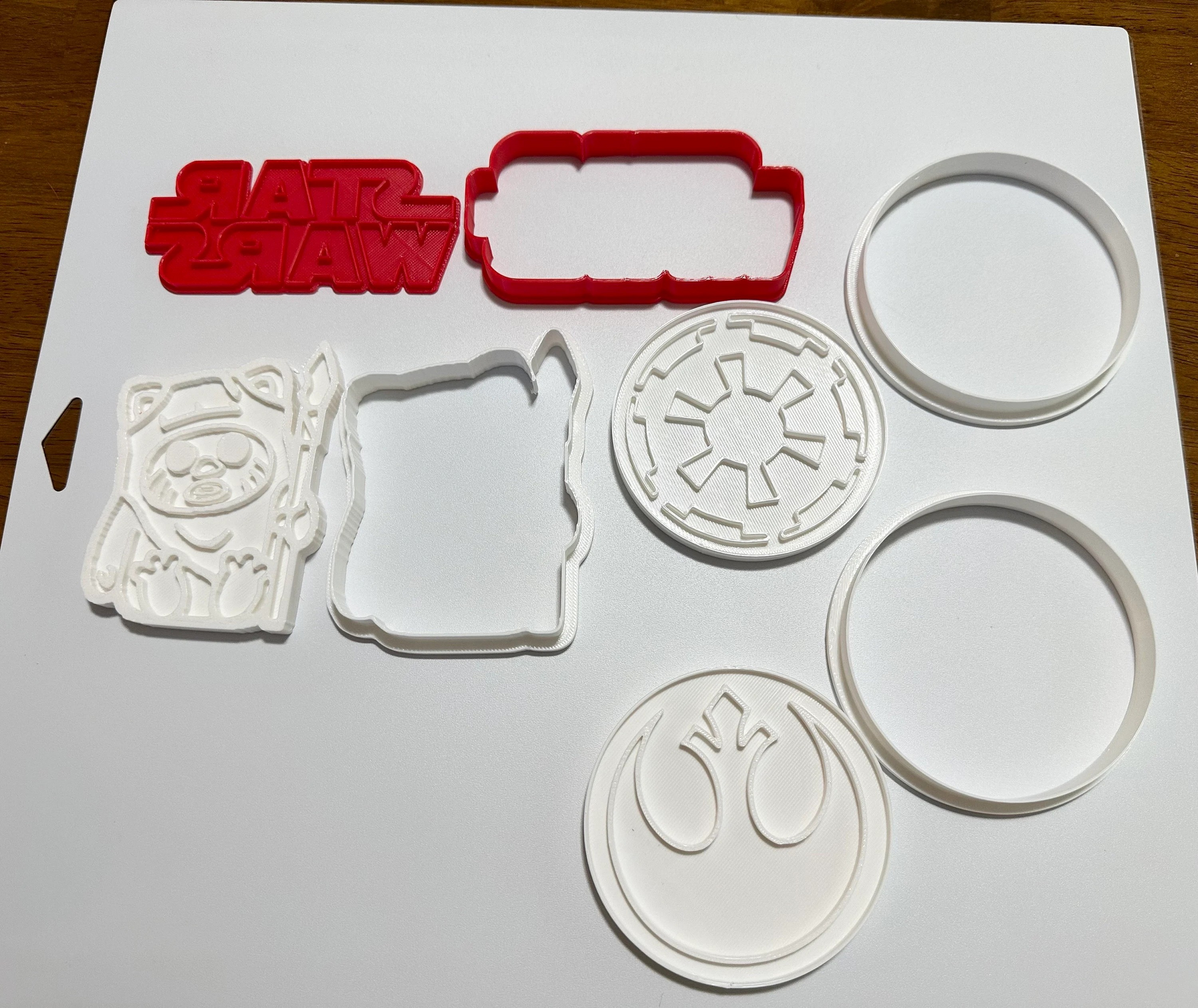 Star Wars cookie cutter/stamps/ set of 12