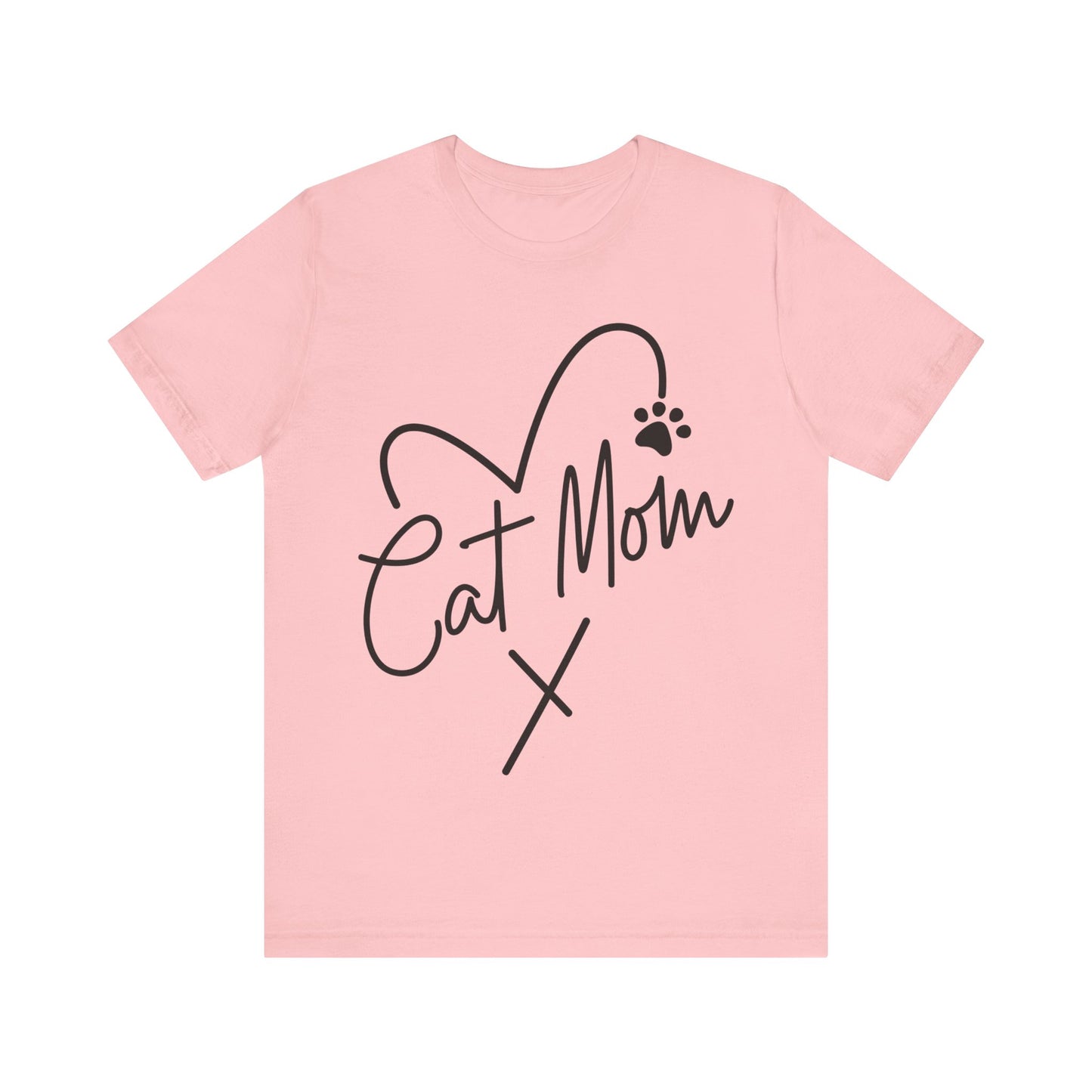 Cat Mom Short Sleeve T-Shirt