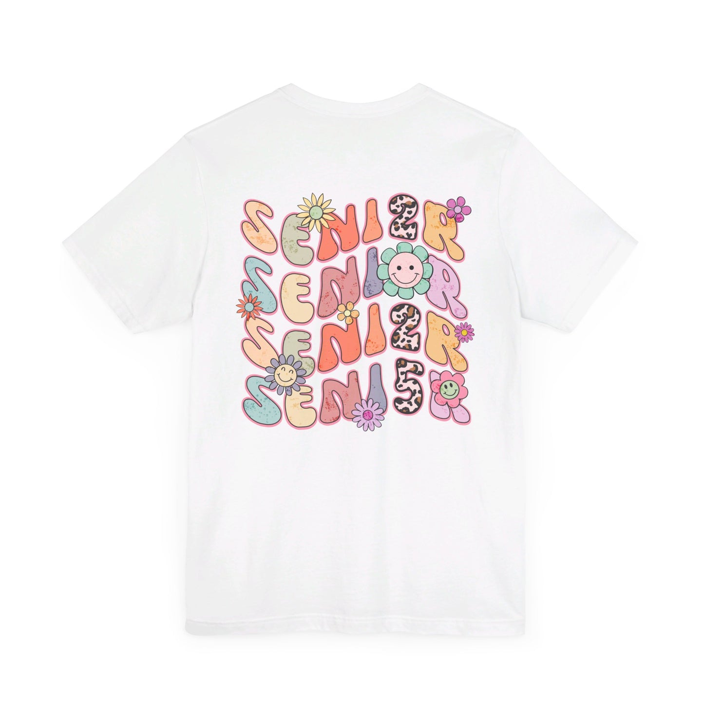 Senior 2025 Bella Canvas Unisex Garment-Dyed T-shirt/Front and back design/Senior 2025/Class of 2025/Graduation class of 2025/gift for her