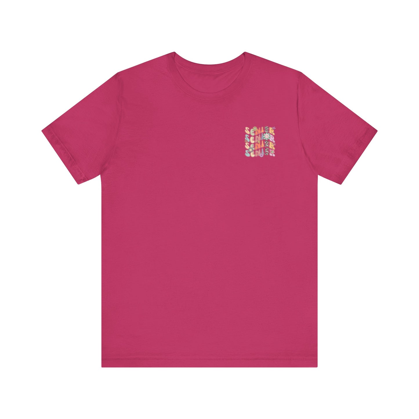 Senior 2025 Bella Canvas Unisex Garment-Dyed T-shirt/Front and back design/Senior 2025/Class of 2025/Graduation class of 2025/gift for her