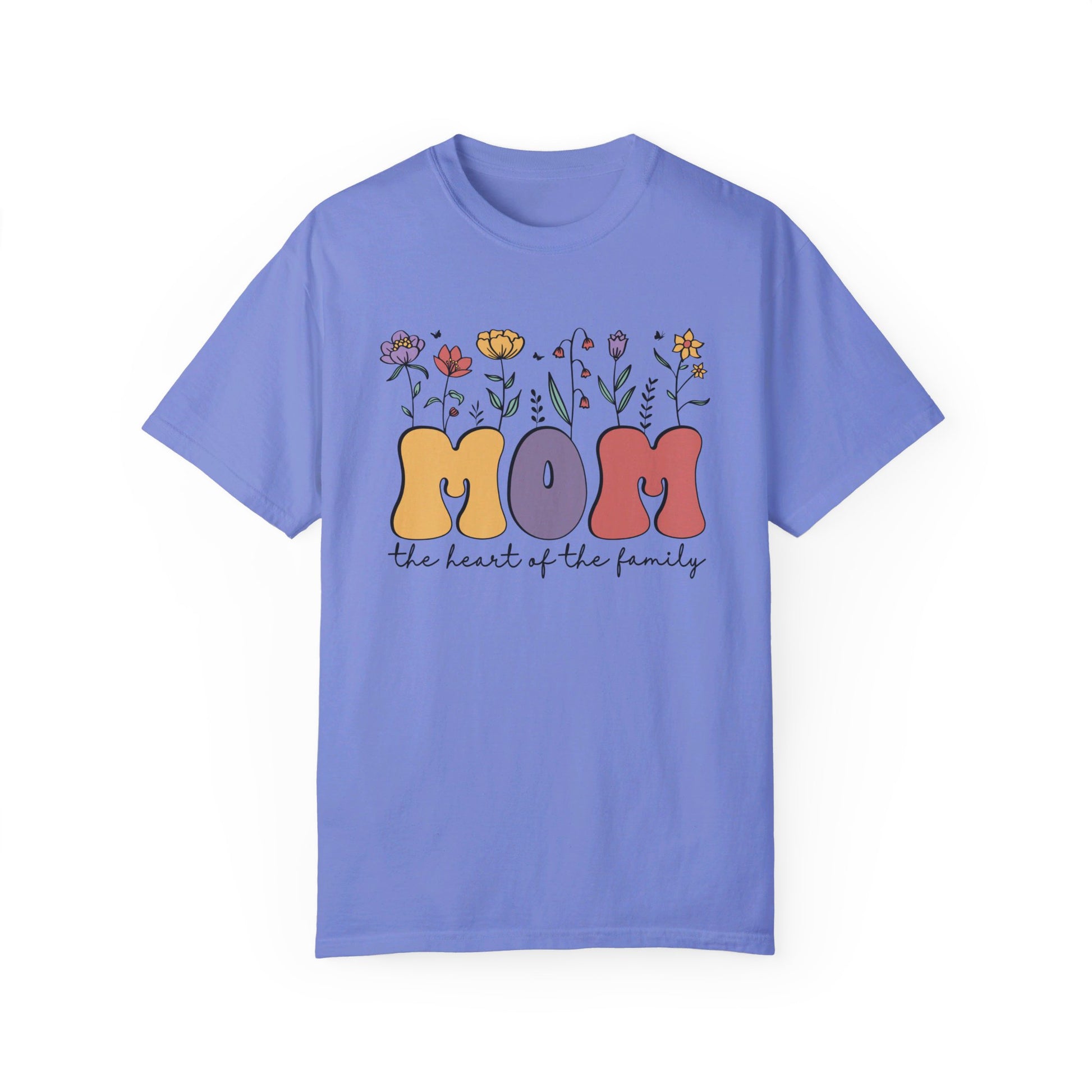 Mom the Heart of the Family Comfort Colors T-shirt
