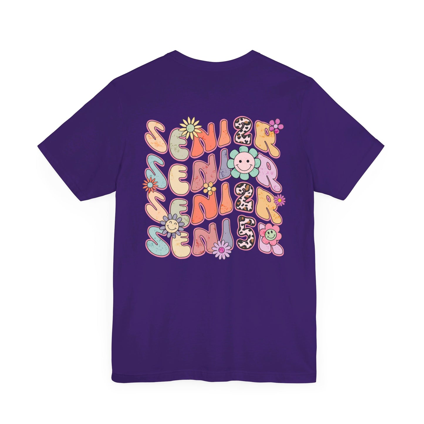 Senior 2025 Bella Canvas Unisex Garment-Dyed T-shirt/Front and back design/Senior 2025/Class of 2025/Graduation class of 2025/gift for her