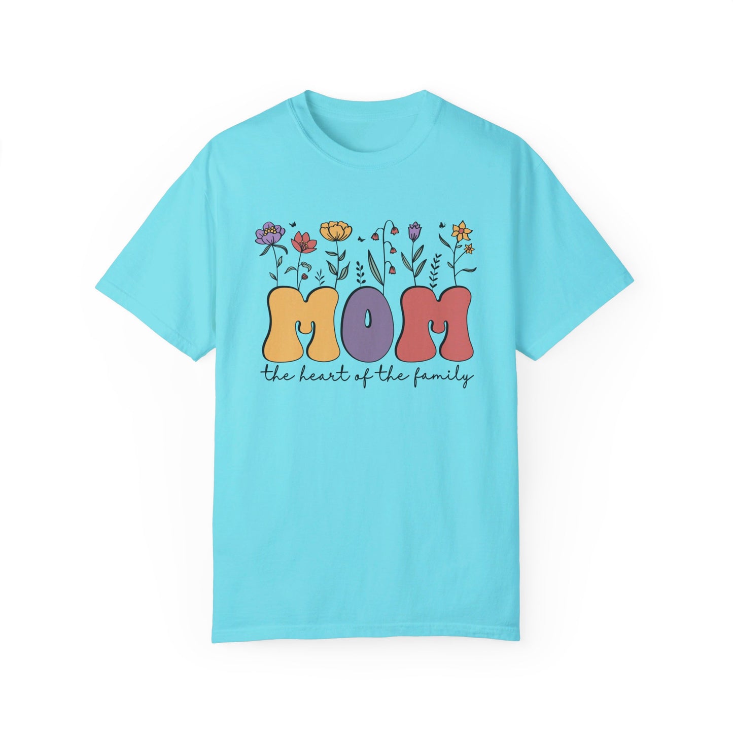 Mom the Heart of the Family Comfort Colors T-shirt