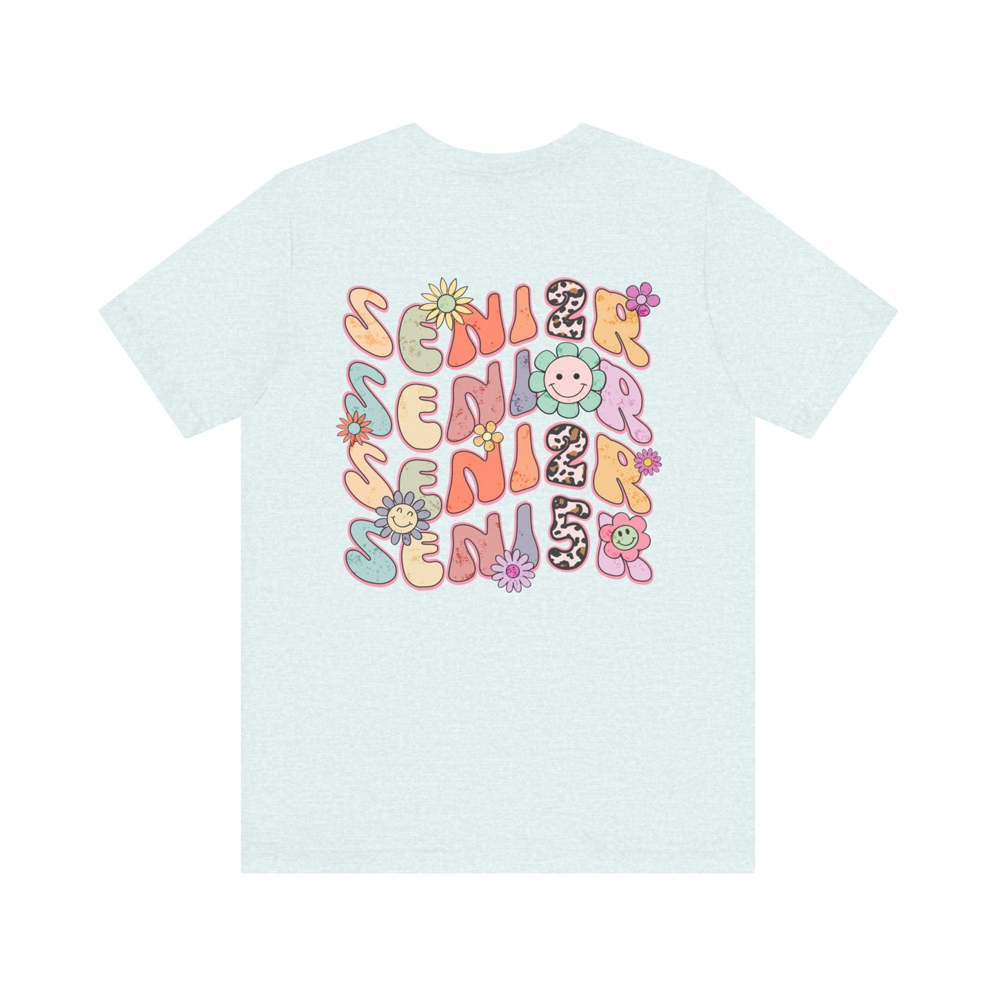 Senior 2025 Bella Canvas Unisex Garment-Dyed T-shirt/Front and back design/Senior 2025/Class of 2025/Graduation class of 2025/gift for her