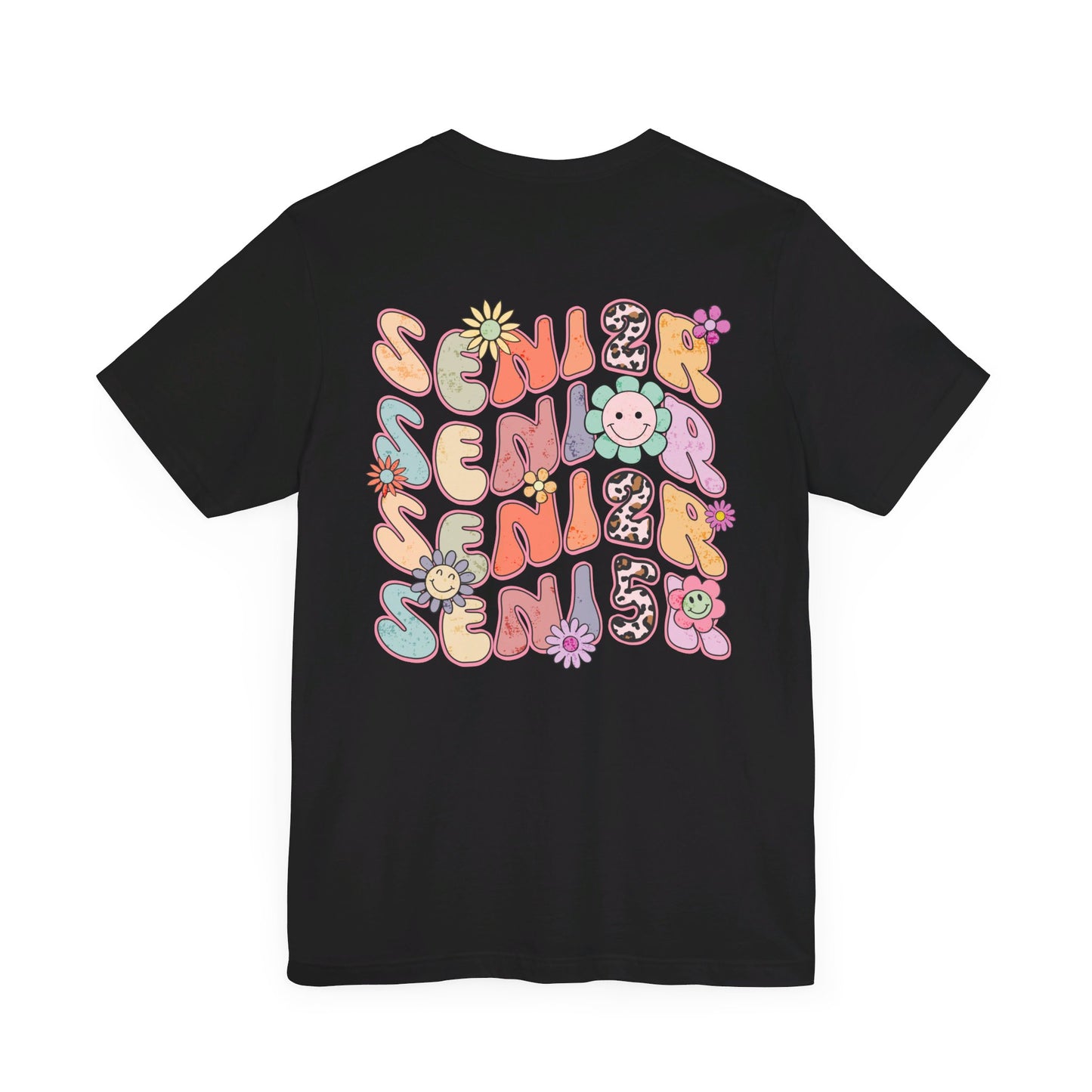 Senior 2025 Bella Canvas Unisex Garment-Dyed T-shirt/Front and back design/Senior 2025/Class of 2025/Graduation class of 2025/gift for her