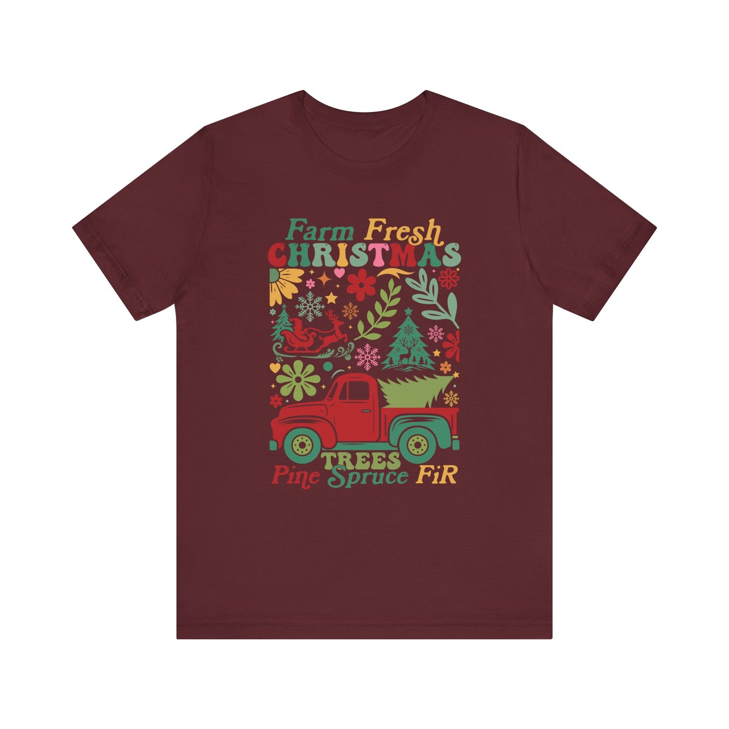 Farm Fresh Retro Jersey Short Sleeve Bella Canvas Tee