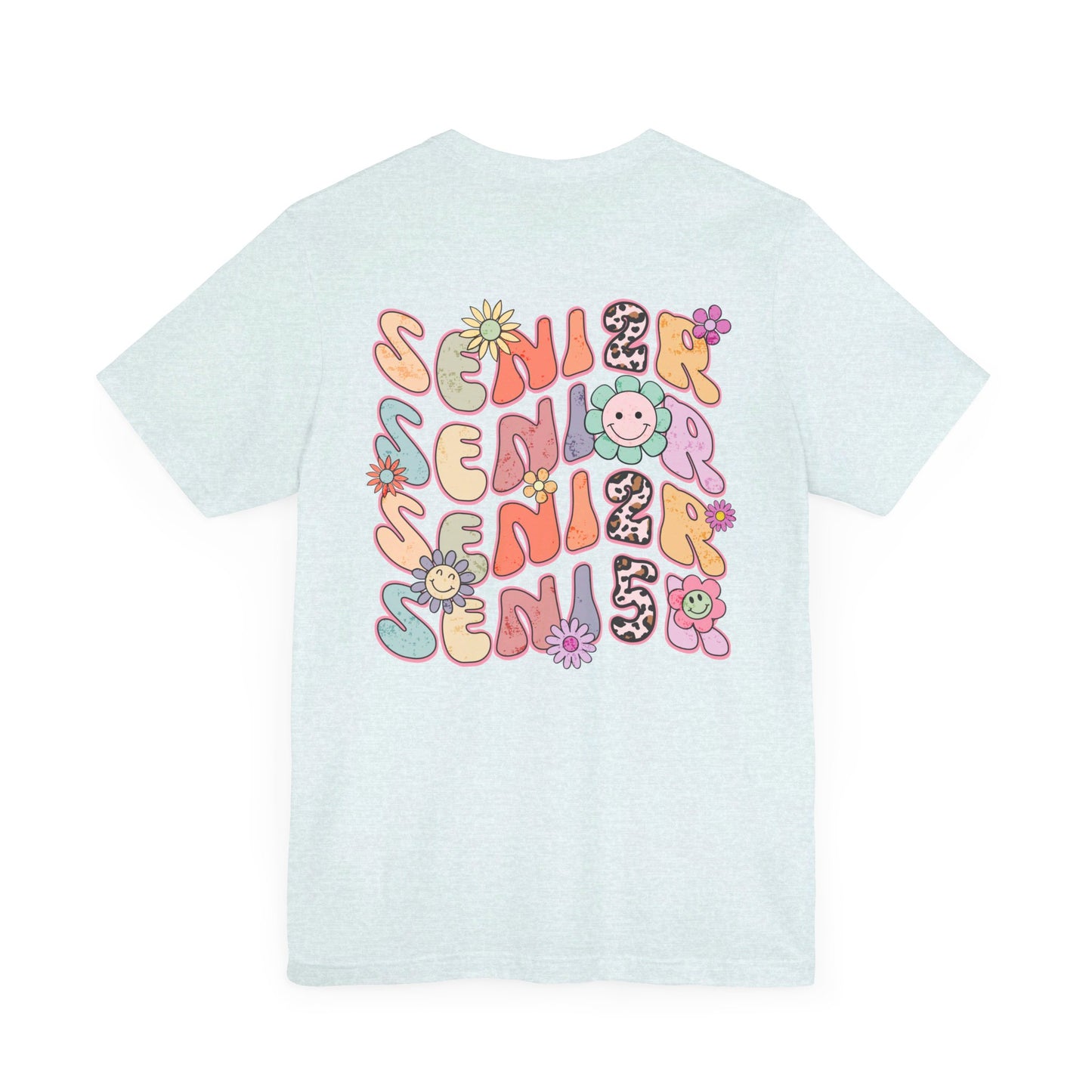 Senior 2025 Bella Canvas Unisex Garment-Dyed T-shirt/Front and back design/Senior 2025/Class of 2025/Graduation class of 2025/gift for her