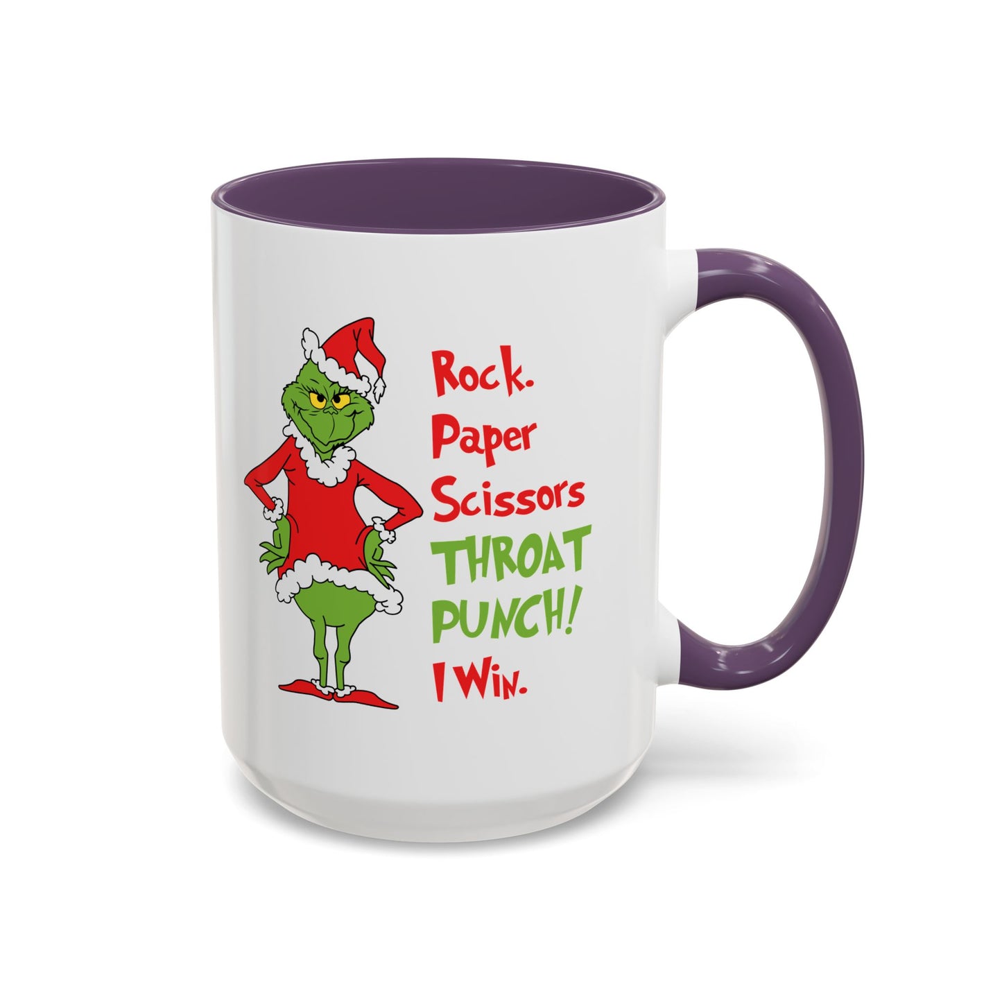 Grinch Accent Coffee Mug (11 oz) /Holiday Mug/ Holiday Coffee Mug/ Funny Holiday Mug