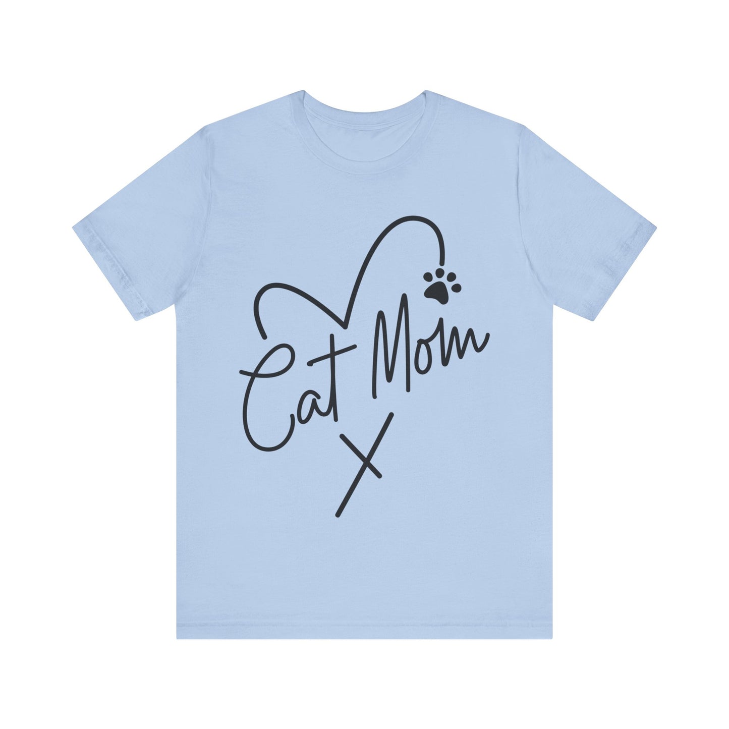 Cat Mom Short Sleeve T-Shirt