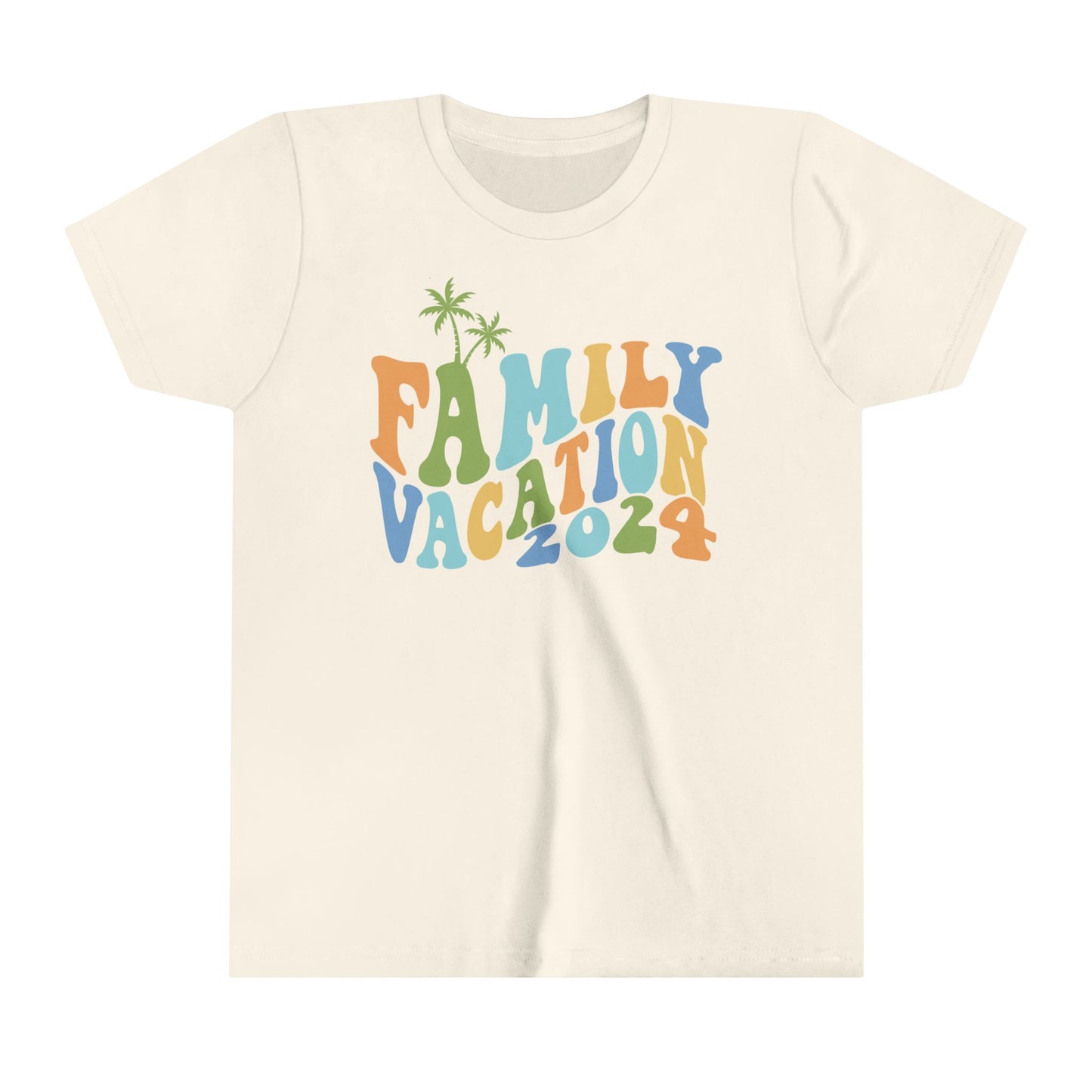 Family Vacation 2024 Matching Family Unisex Youth Short Sleeve Tee