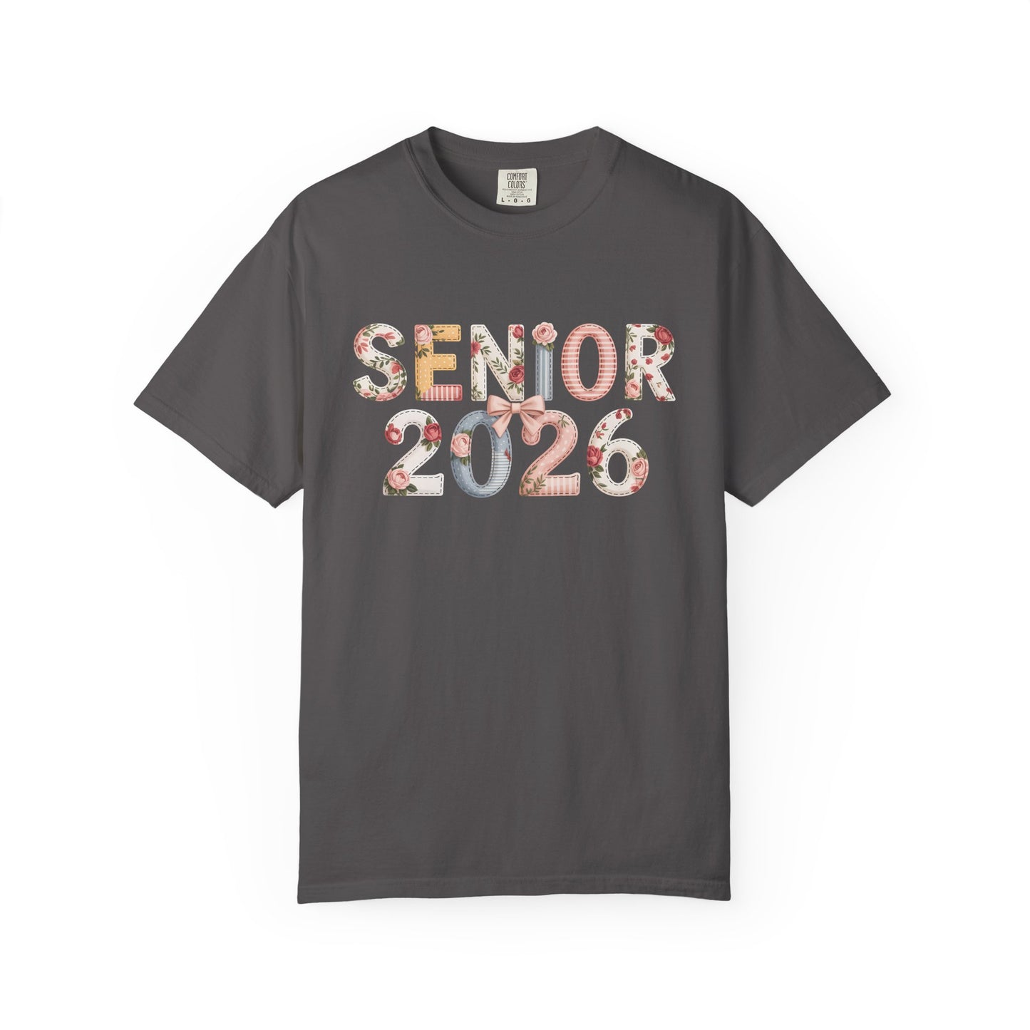 Senior 2026 Garment-Dyed T-shirt, Unisex Graduation Tee - Class of 2026 Apparel, Senior Shirt