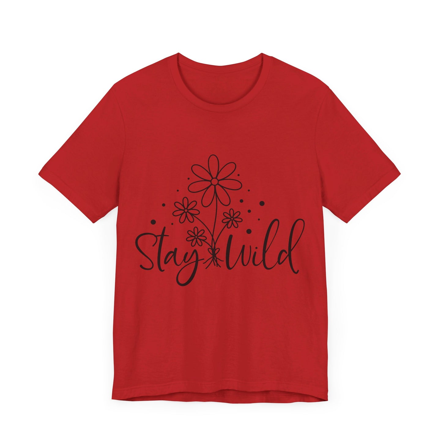 Stay Wild Jersey Short Sleeve Tee