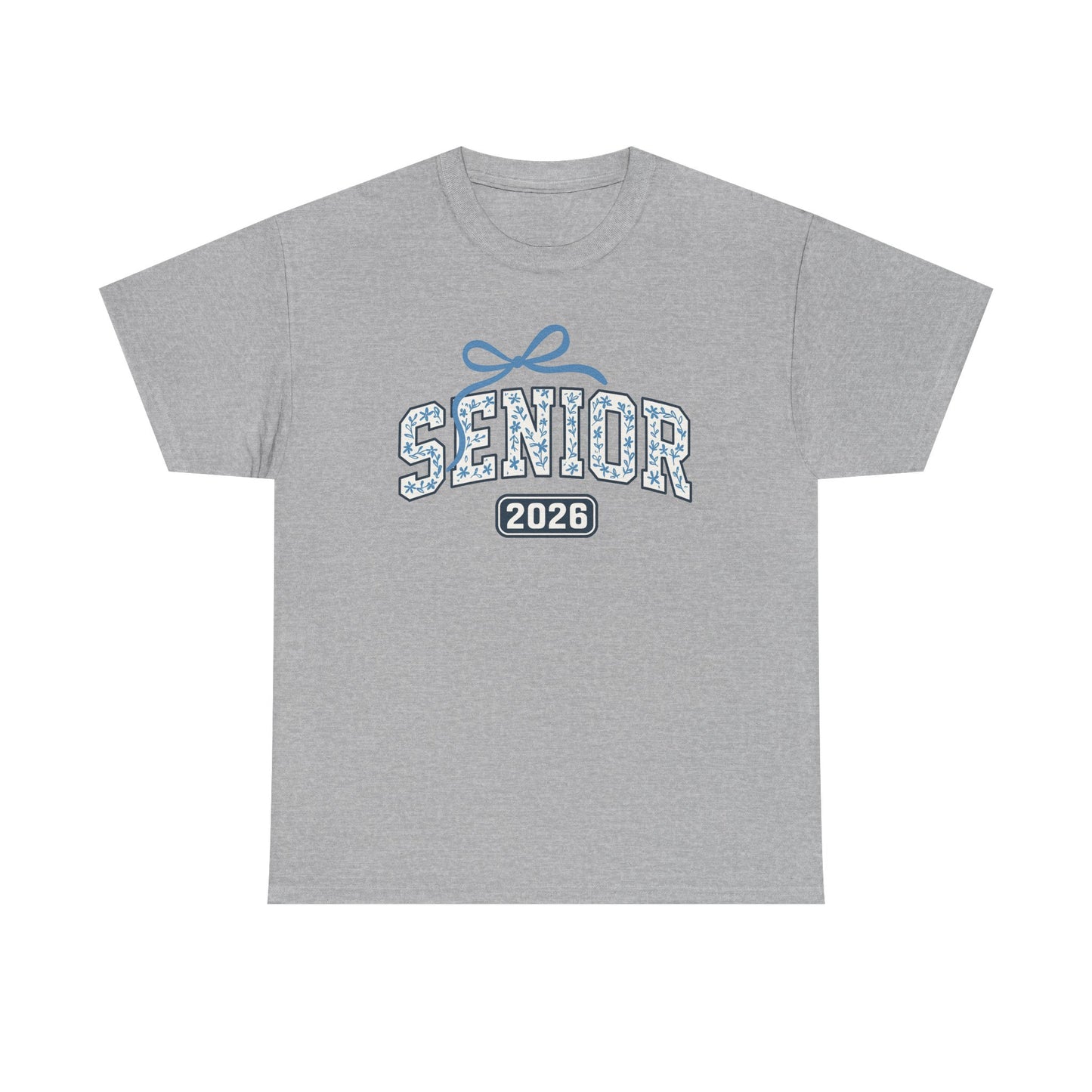 Senior 2026 Unisex Heavy Cotton Tee, Graduation Shirt, Class of 2026, Trendy Tee, School Spirit Wear, Gift for Seniors