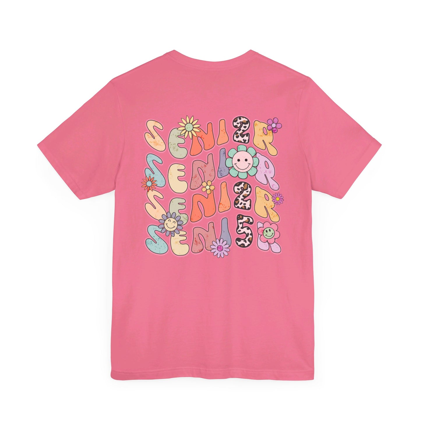 Senior 2025 Bella Canvas Unisex Garment-Dyed T-shirt/Front and back design/Senior 2025/Class of 2025/Graduation class of 2025/gift for her