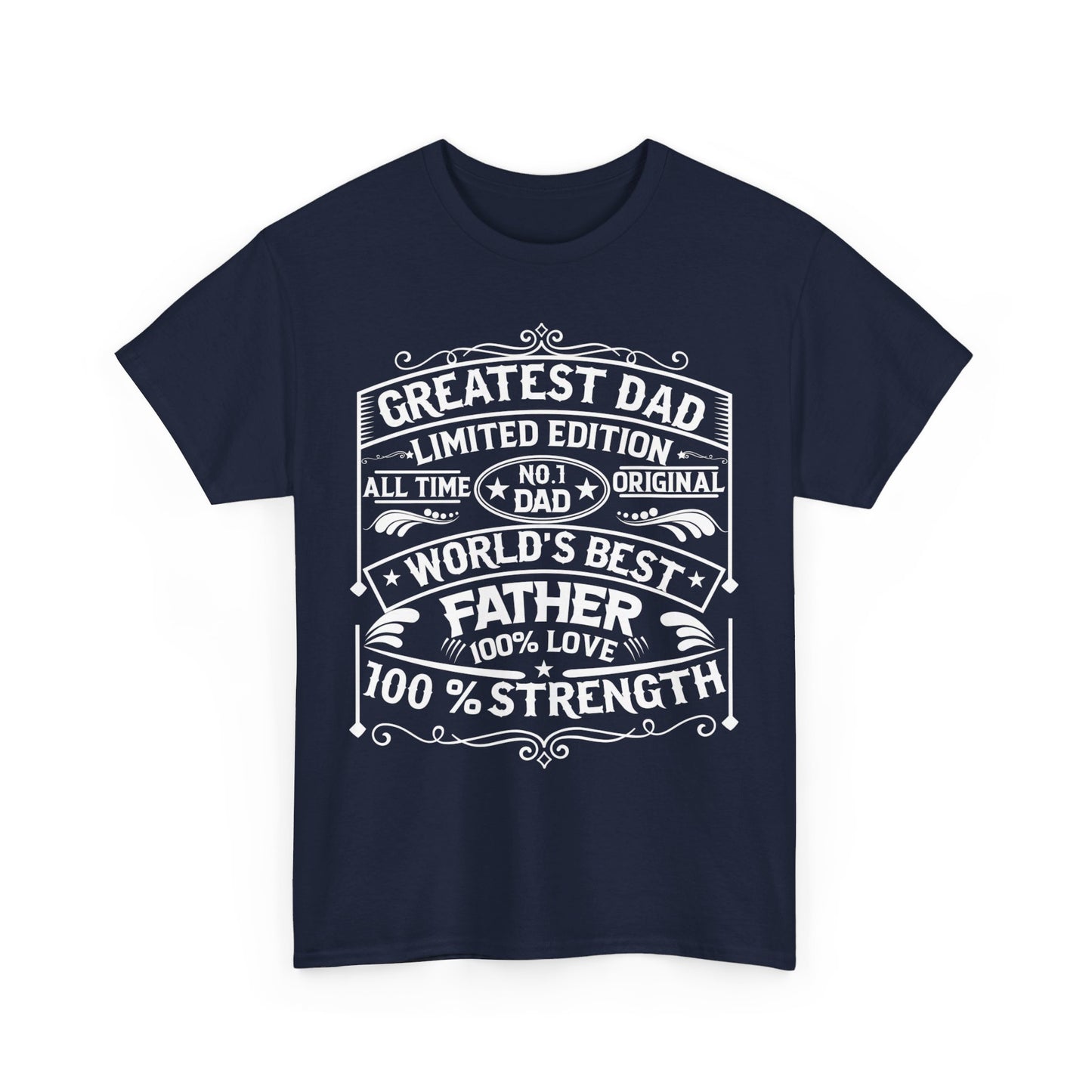 Greatest Dad Unisex Heavy Cotton Tee