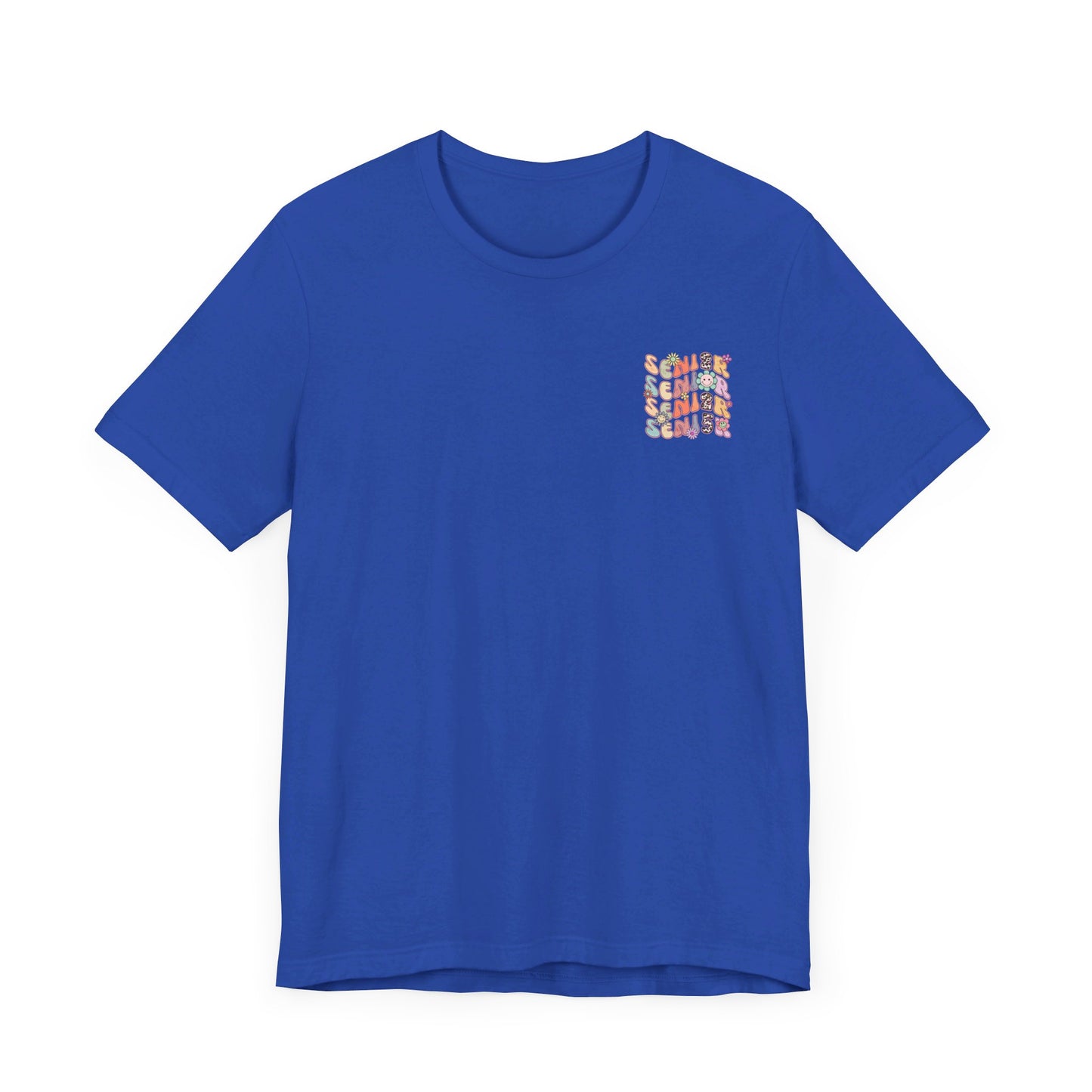 Senior 2025 Bella Canvas Unisex Garment-Dyed T-shirt/Front and back design/Senior 2025/Class of 2025/Graduation class of 2025/gift for her