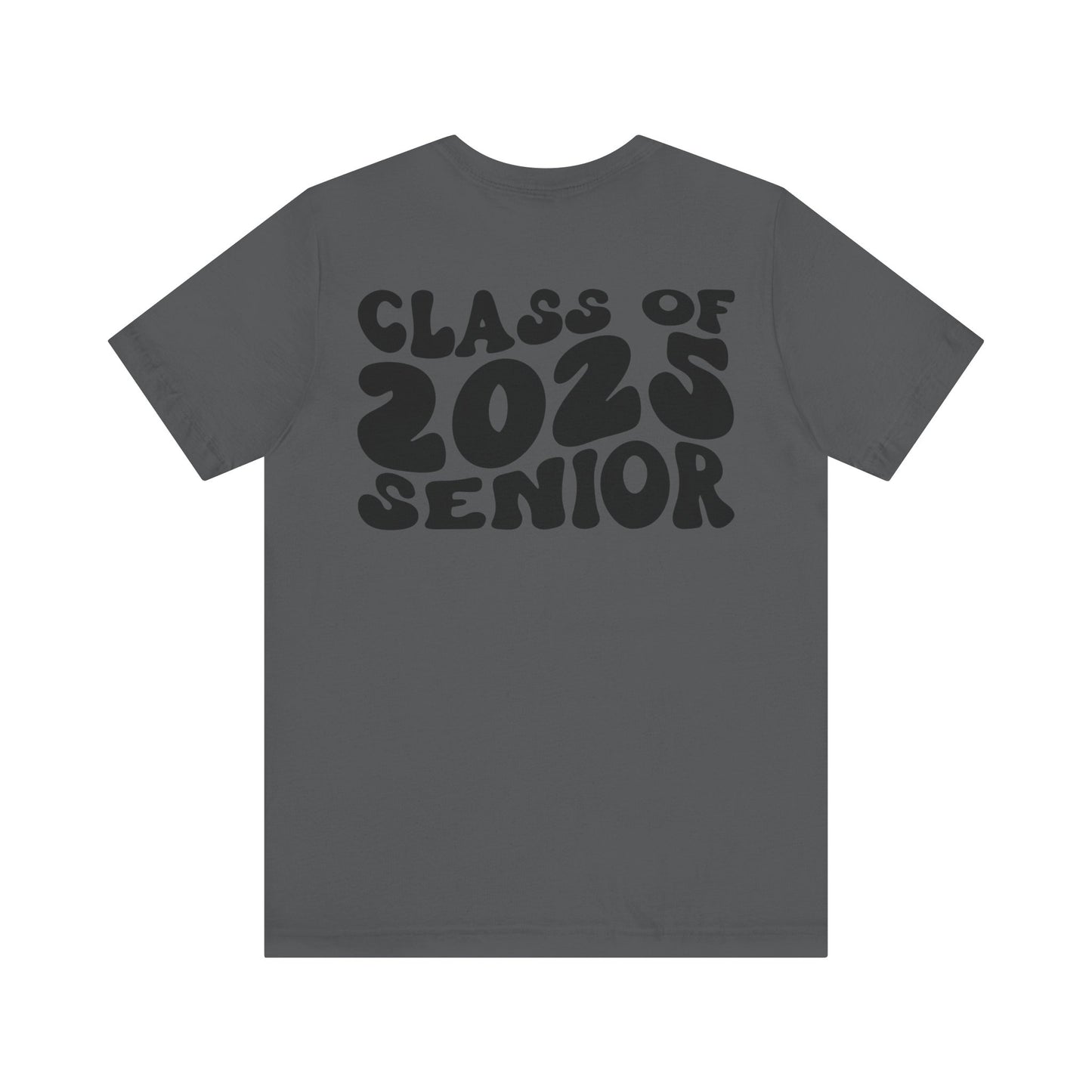 Senior 2025 Front and Back Design Short Sleeve Tee/Panthers 2025