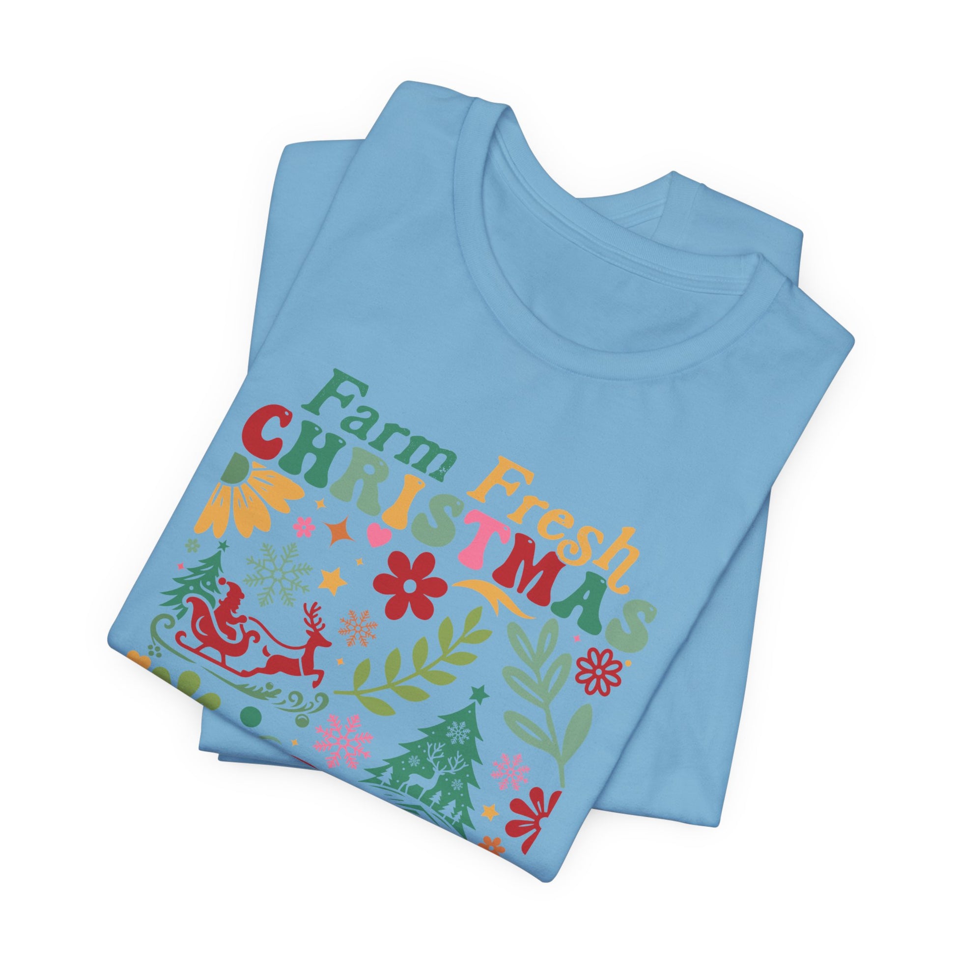 Farm Fresh Retro Jersey Short Sleeve Bella Canvas Tee