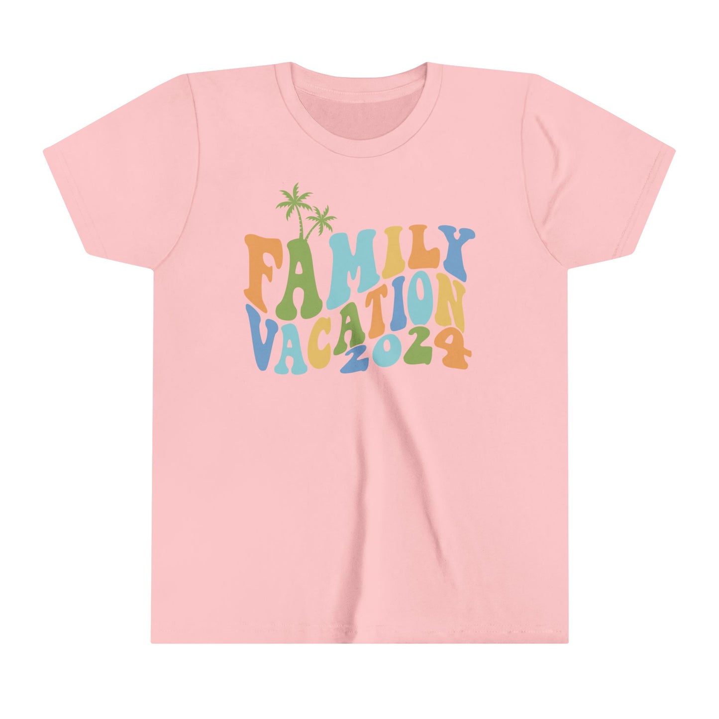 Family Vacation 2024 Matching Family Unisex Youth Short Sleeve Tee