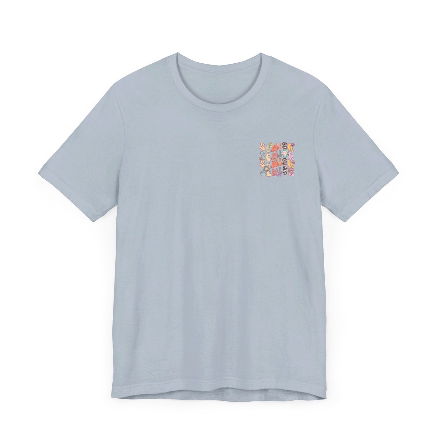 Senior 2025 Bella Canvas Unisex Garment-Dyed T-shirt/Front and back design/Senior 2025/Class of 2025/Graduation class of 2025/gift for her