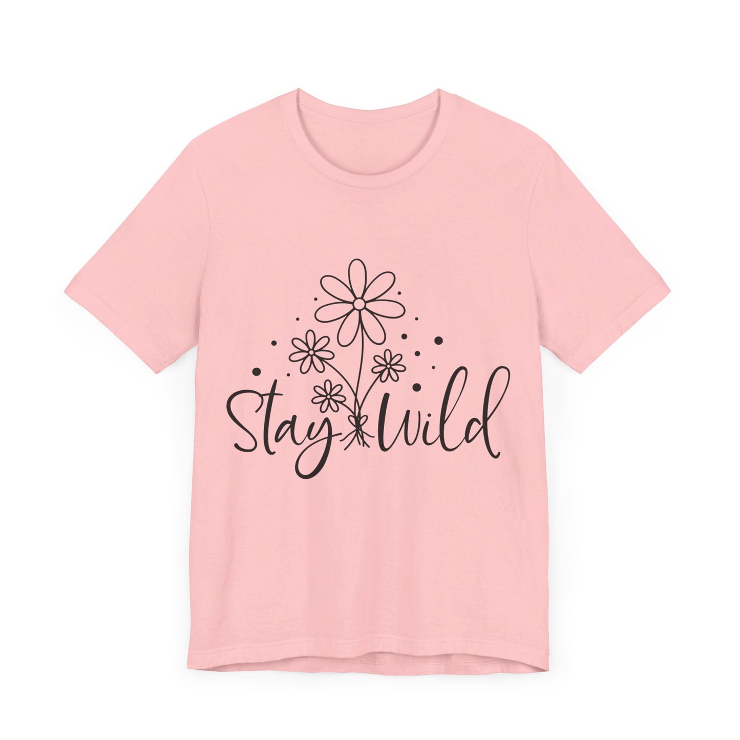 Stay Wild Jersey Short Sleeve Tee