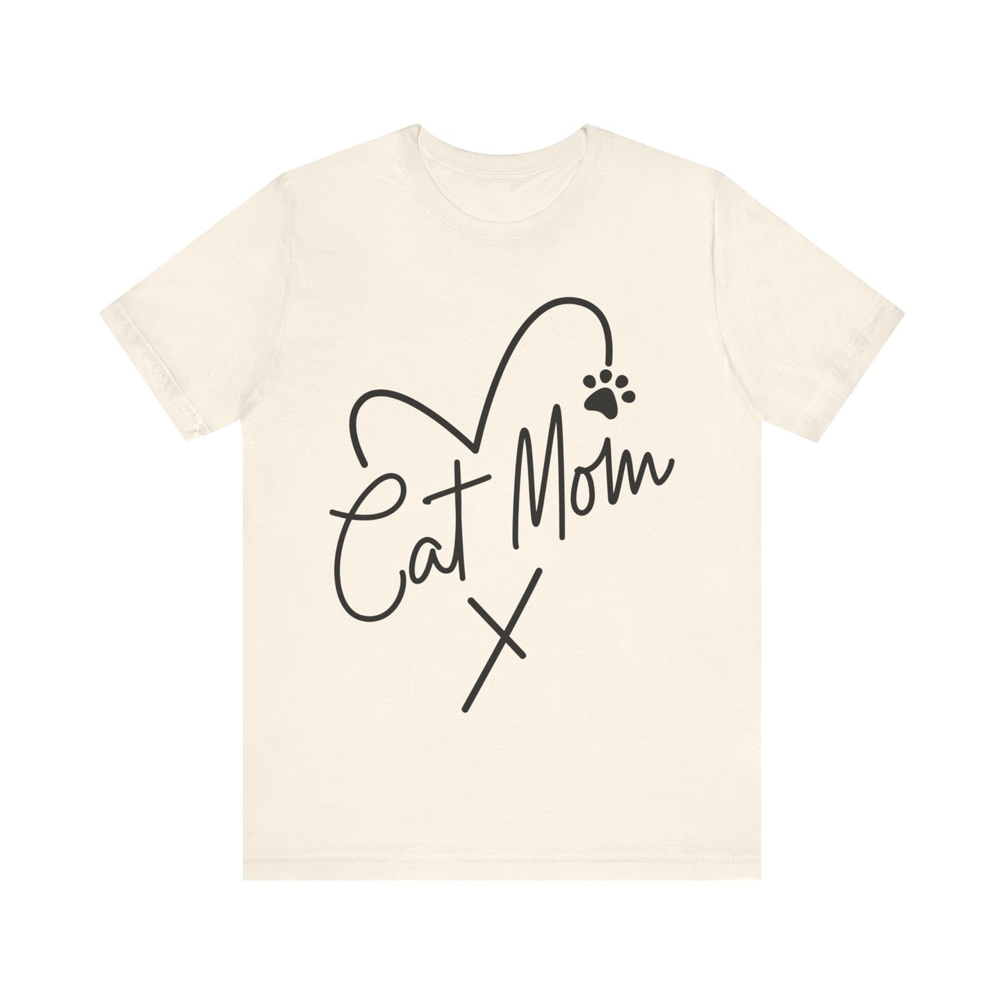 Cat Mom Short Sleeve T-Shirt