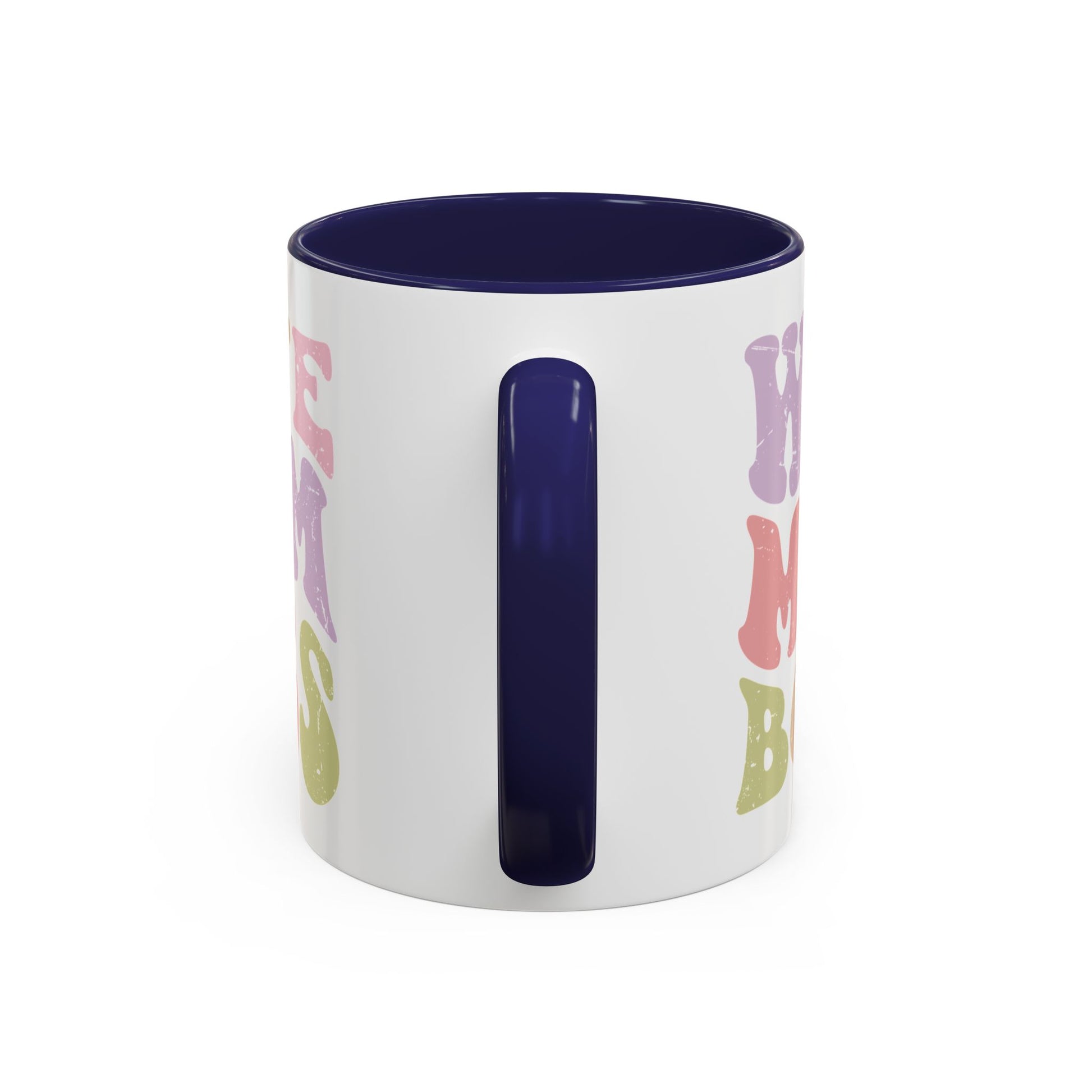 Wife Mom Boss Accent Coffee Mug, 11oz