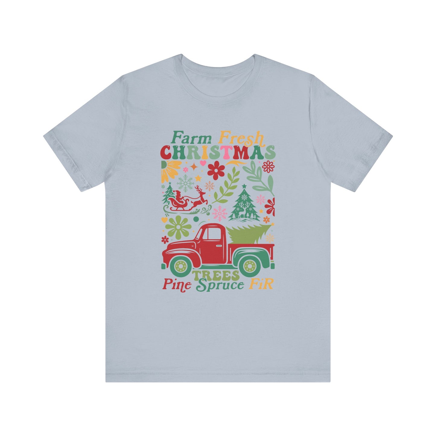 Farm Fresh Retro Jersey Short Sleeve Bella Canvas Tee