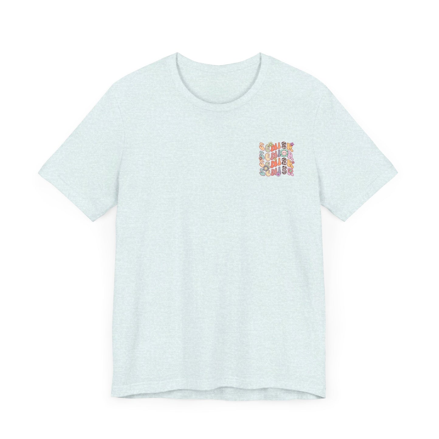 Senior 2025 Bella Canvas Unisex Garment-Dyed T-shirt/Front and back design/Senior 2025/Class of 2025/Graduation class of 2025/gift for her