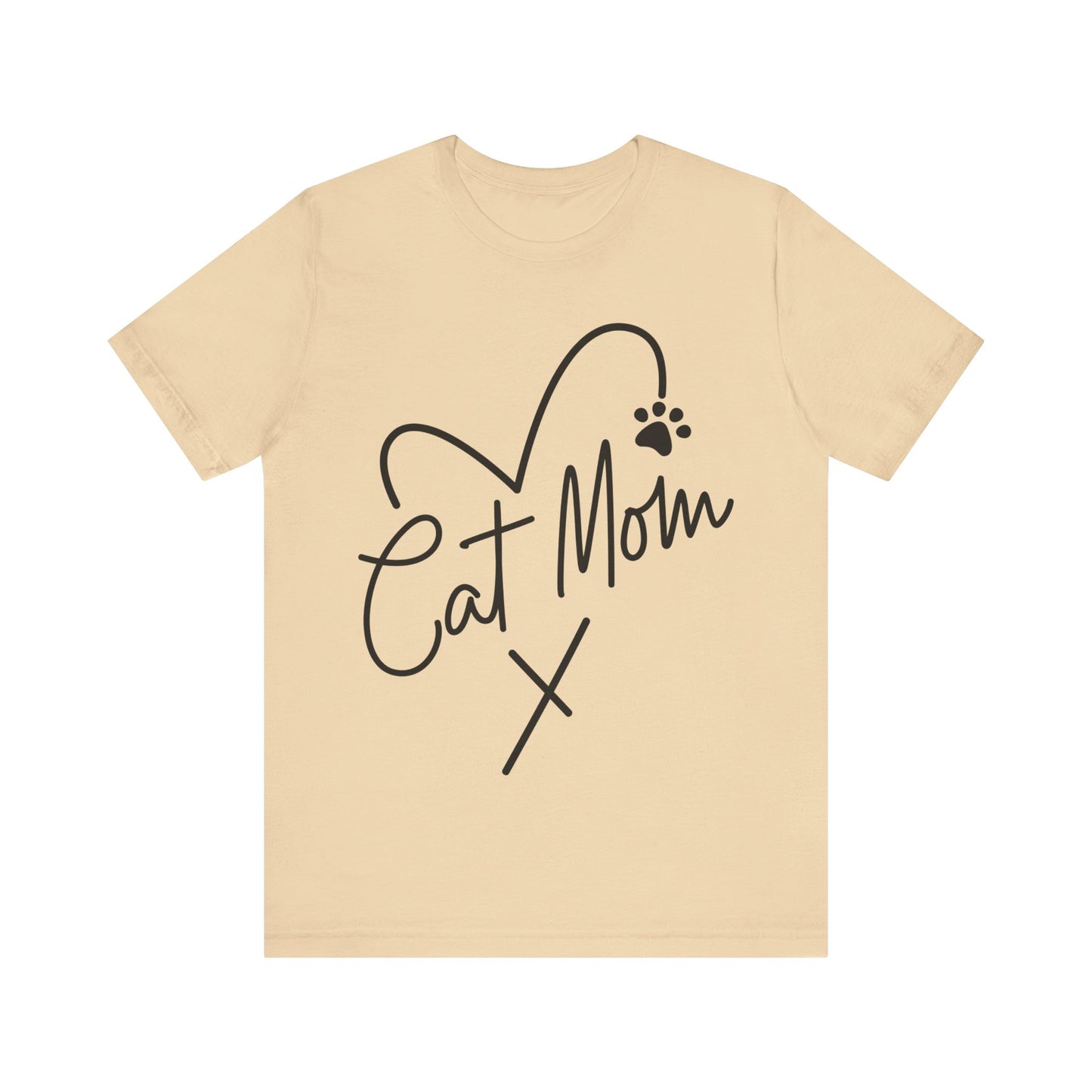 Cat Mom Short Sleeve T-Shirt