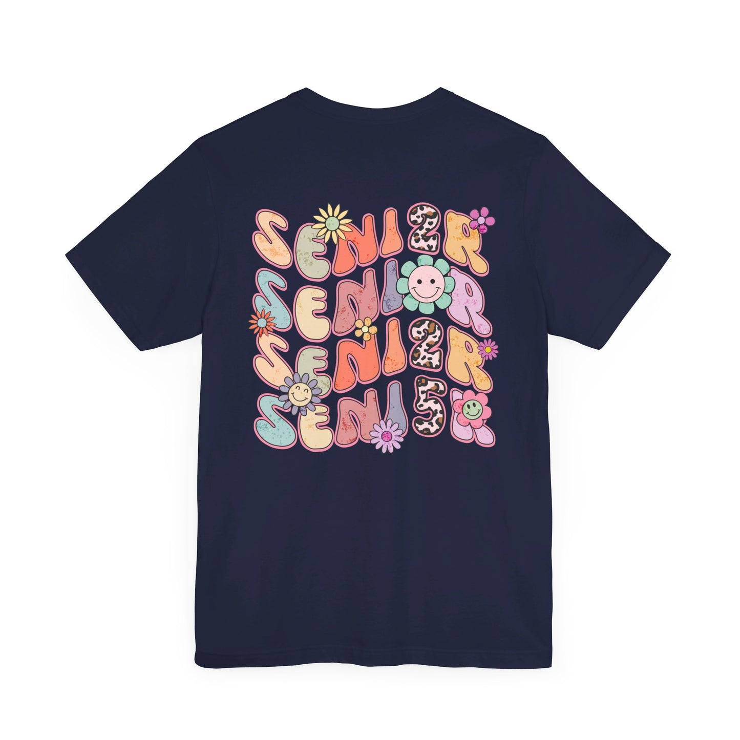 Senior 2025 Bella Canvas Unisex Garment-Dyed T-shirt/Front and back design/Senior 2025/Class of 2025/Graduation class of 2025/gift for her