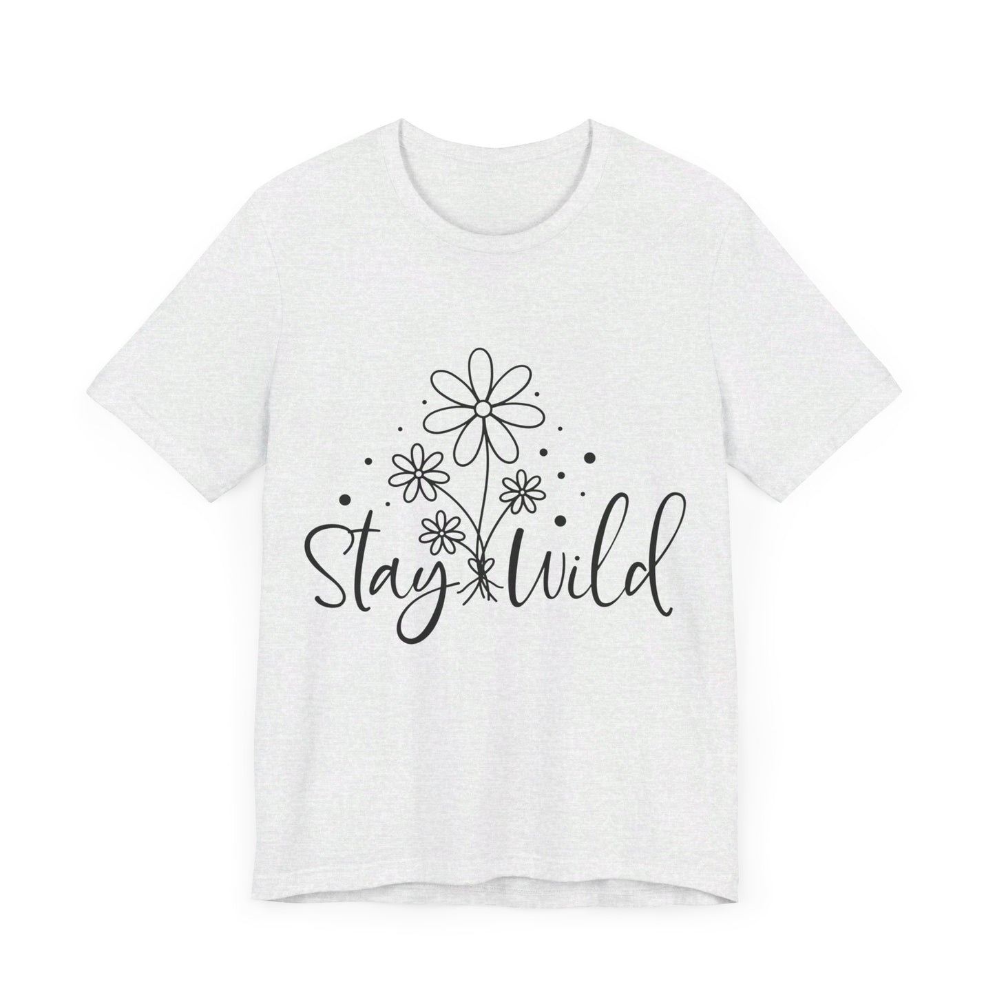 Stay Wild Jersey Short Sleeve Tee