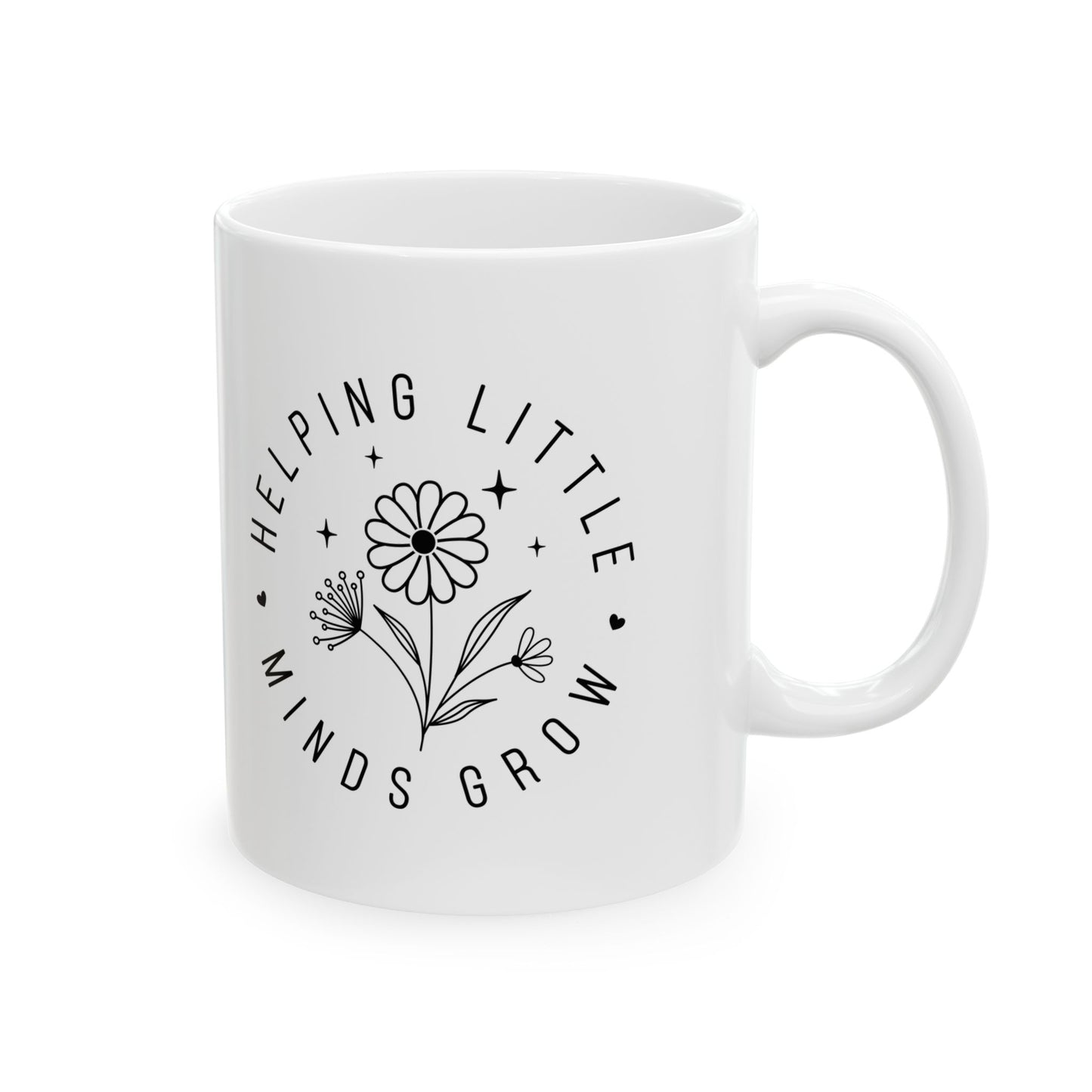 Helping Little Minds Grow Ceramic Coffee Mug, 11oz