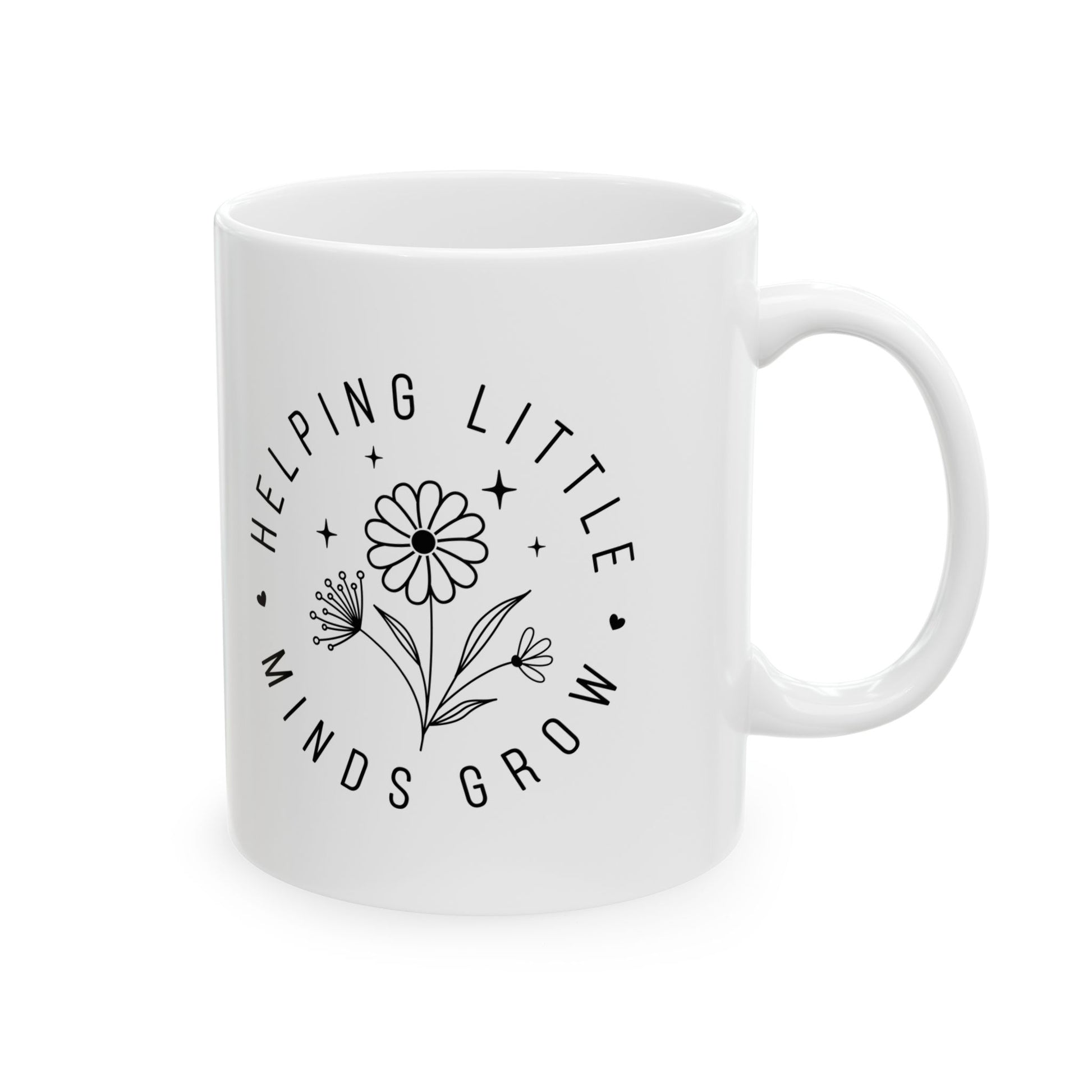 Helping Little Minds Grow Ceramic Coffee Mug, 11oz