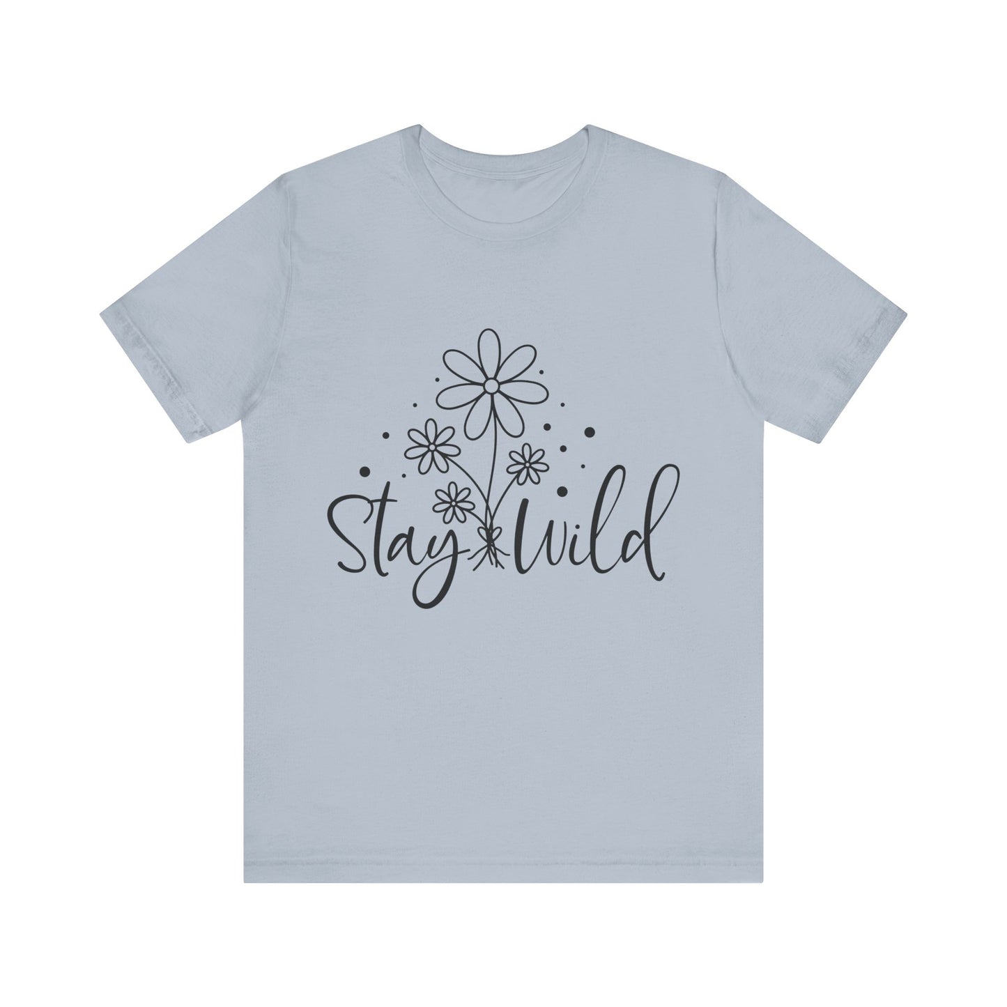 Stay Wild Jersey Short Sleeve Tee