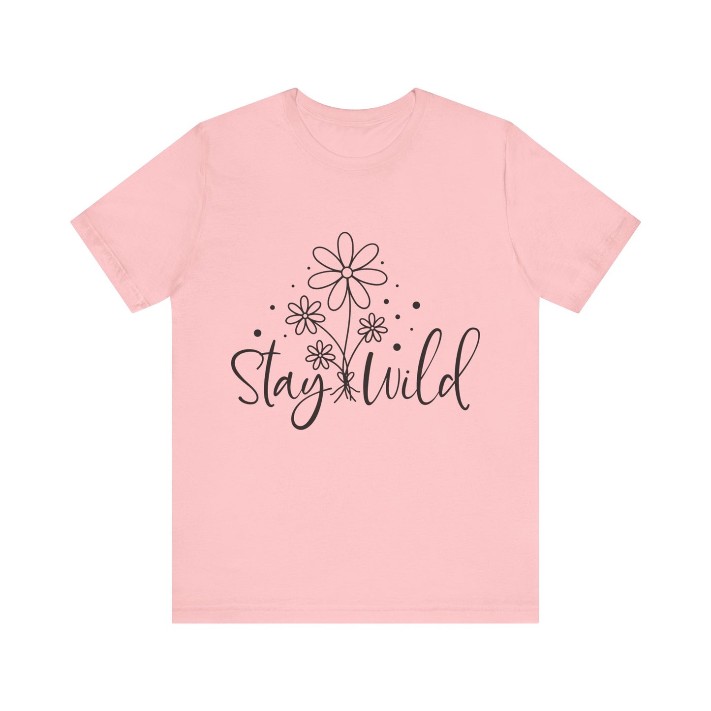 Stay Wild Jersey Short Sleeve Tee