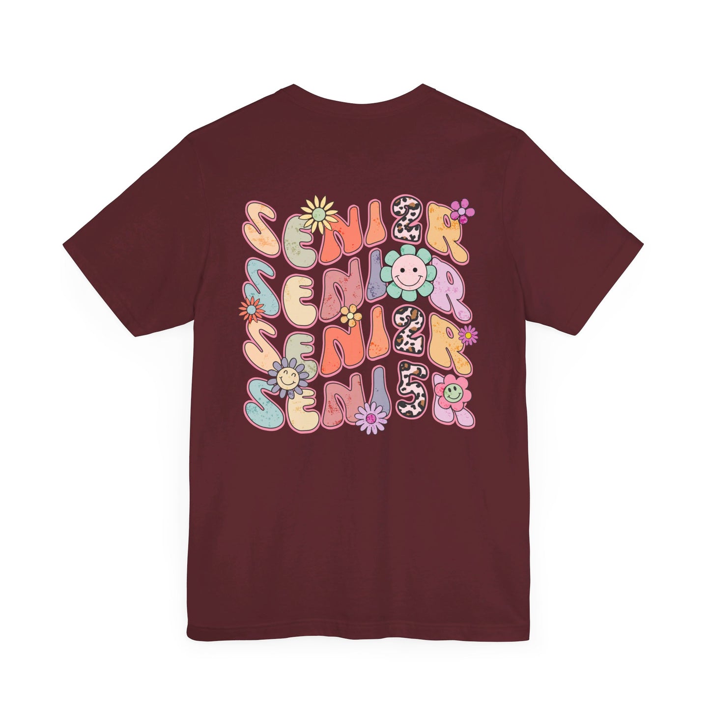 Senior 2025 Bella Canvas Unisex Garment-Dyed T-shirt/Front and back design/Senior 2025/Class of 2025/Graduation class of 2025/gift for her