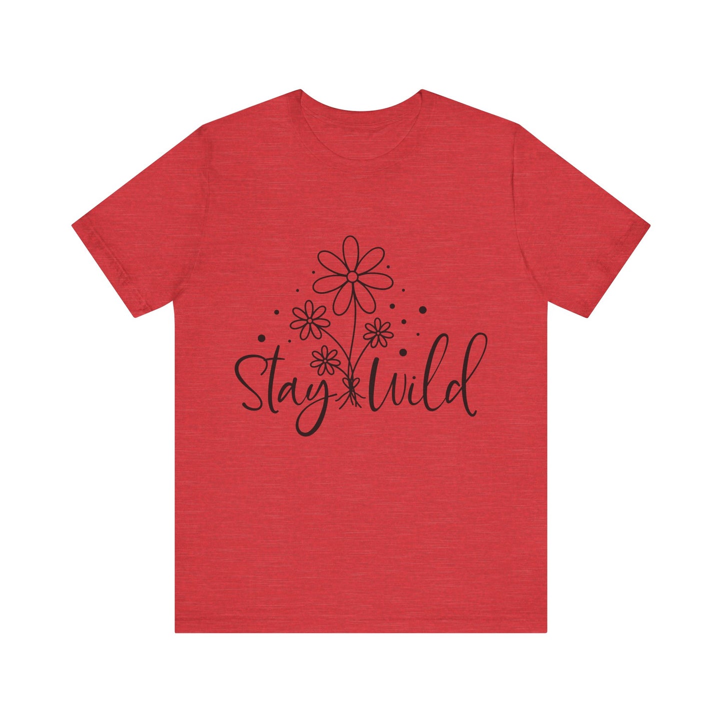 Stay Wild Jersey Short Sleeve Tee