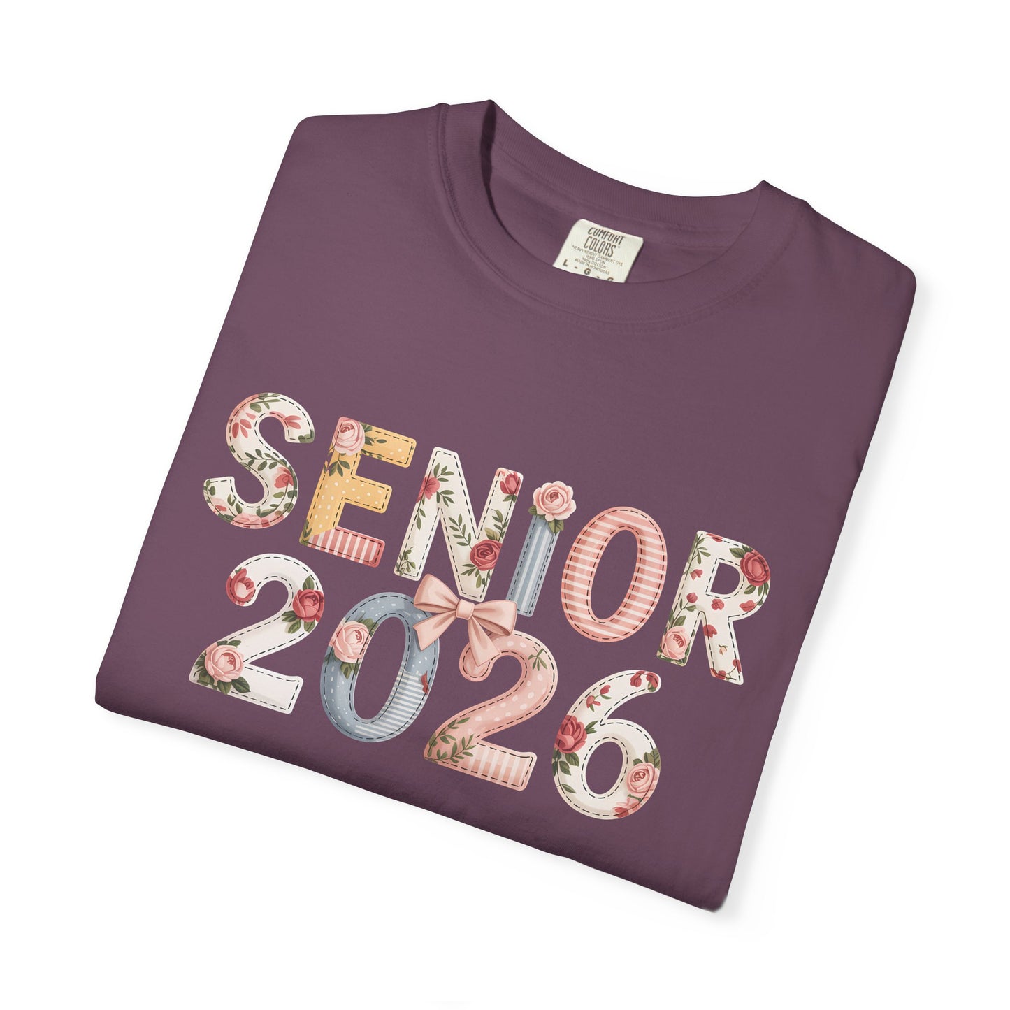 Senior 2026 Garment-Dyed T-shirt, Unisex Graduation Tee - Class of 2026 Apparel, Senior Shirt
