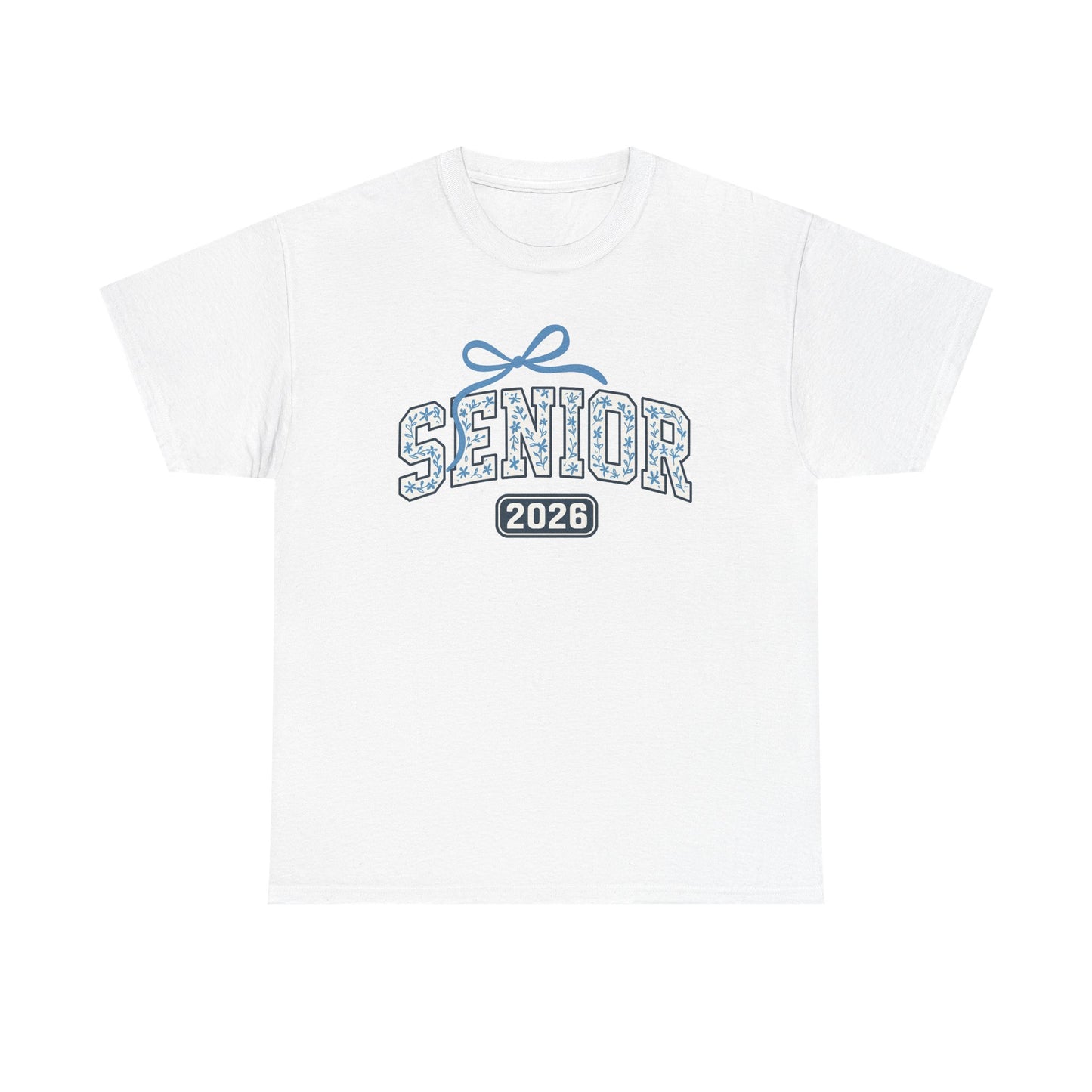 Senior 2026 Unisex Heavy Cotton Tee, Graduation Shirt, Class of 2026, Trendy Tee, School Spirit Wear, Gift for Seniors