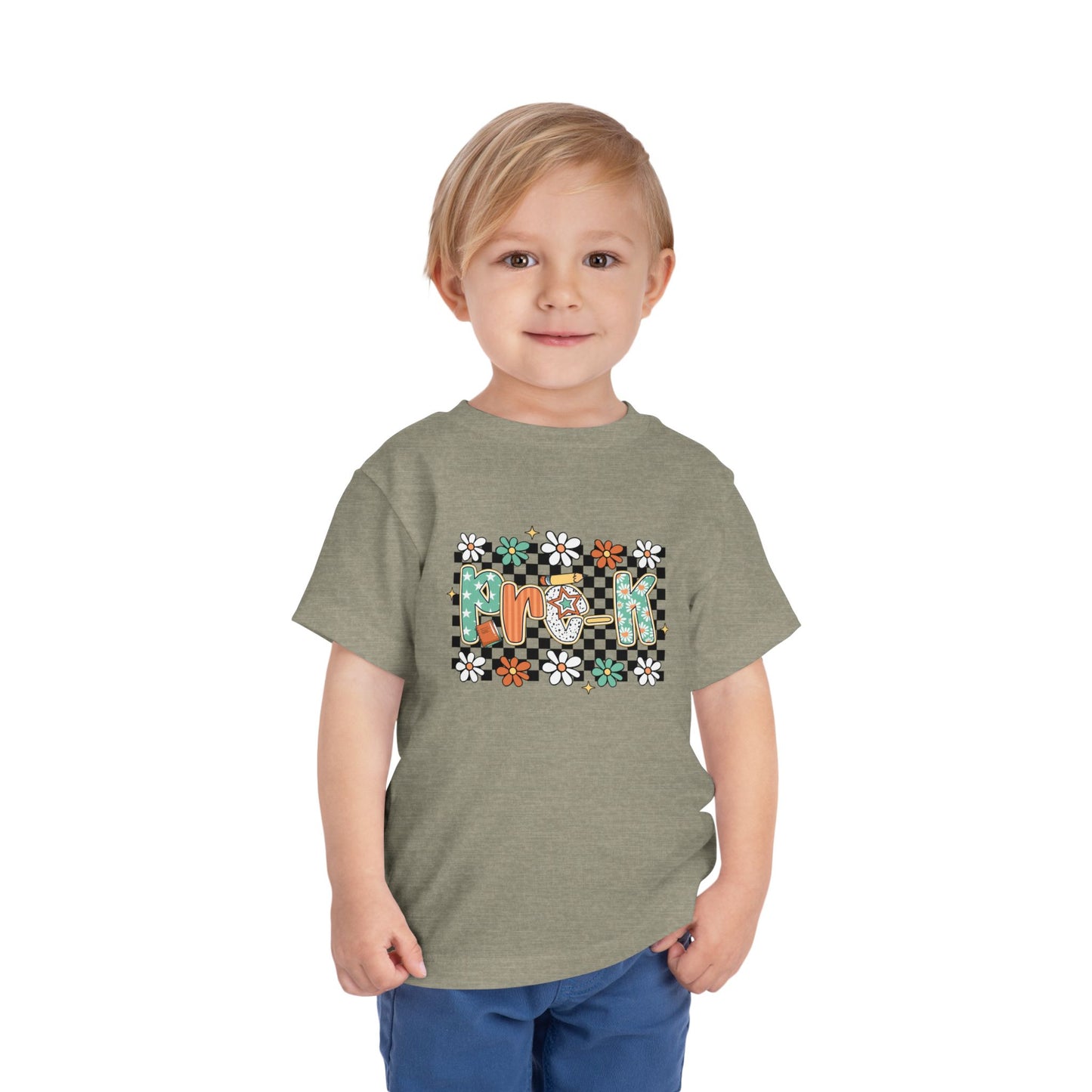 Prek Kids Tee - Toddler Short Sleeve Tee, Preschool T-Shirt, Children's Graphic Tee, Back to School Shirt, Kids Clothing