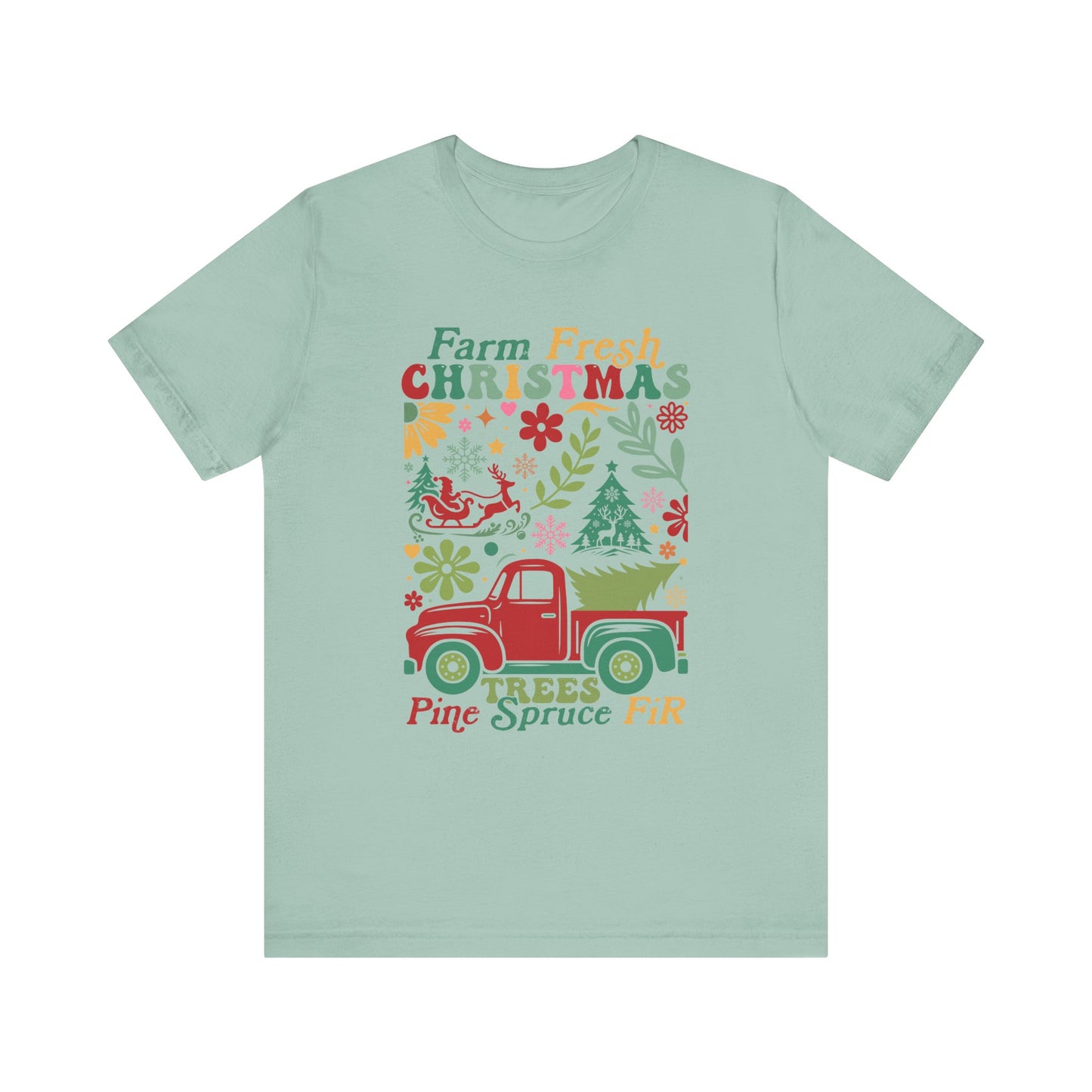 Farm Fresh Retro Jersey Short Sleeve Bella Canvas Tee