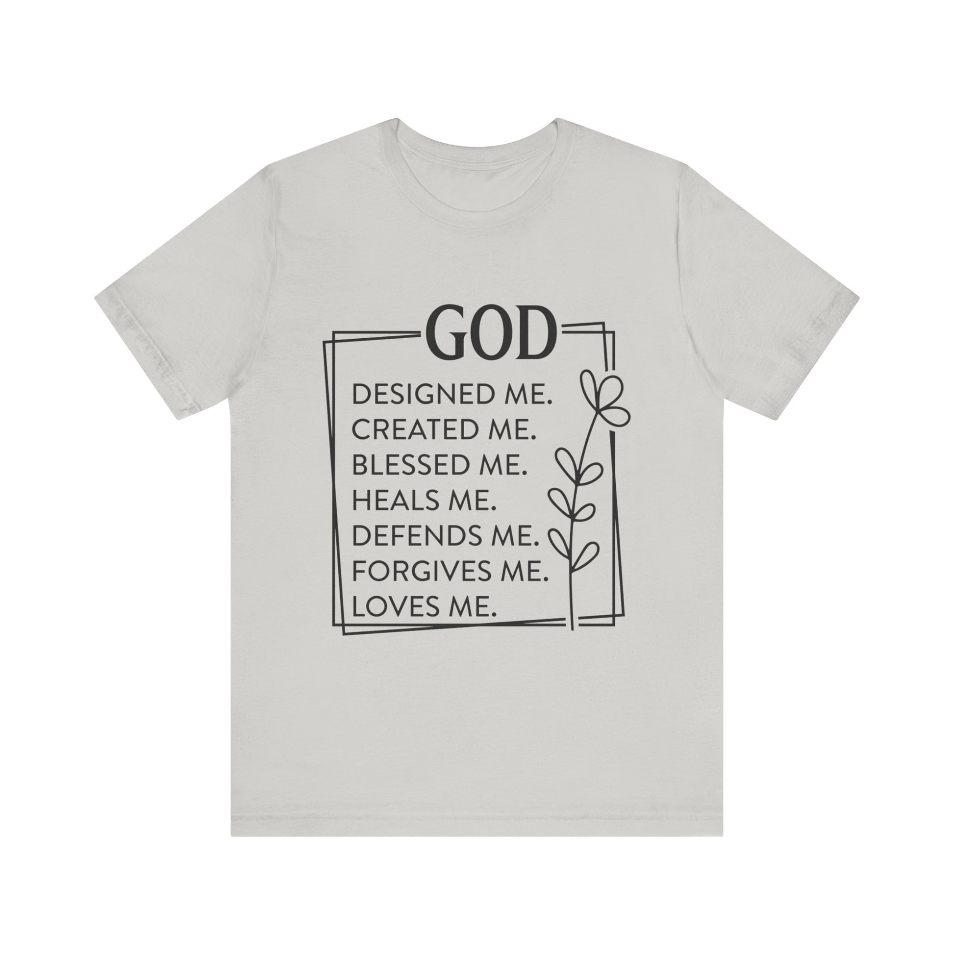 God Designed Me Jersey Short Sleeve Tee