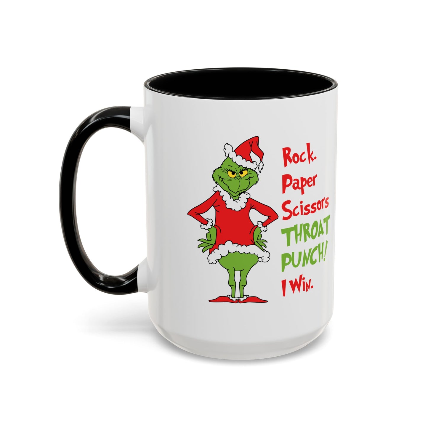 Grinch Accent Coffee Mug (11 oz) /Holiday Mug/ Holiday Coffee Mug/ Funny Holiday Mug