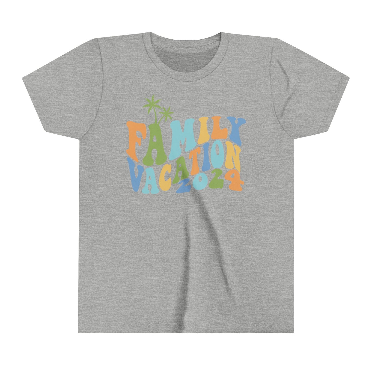 Family Vacation 2024 Matching Family Unisex Youth Short Sleeve Tee